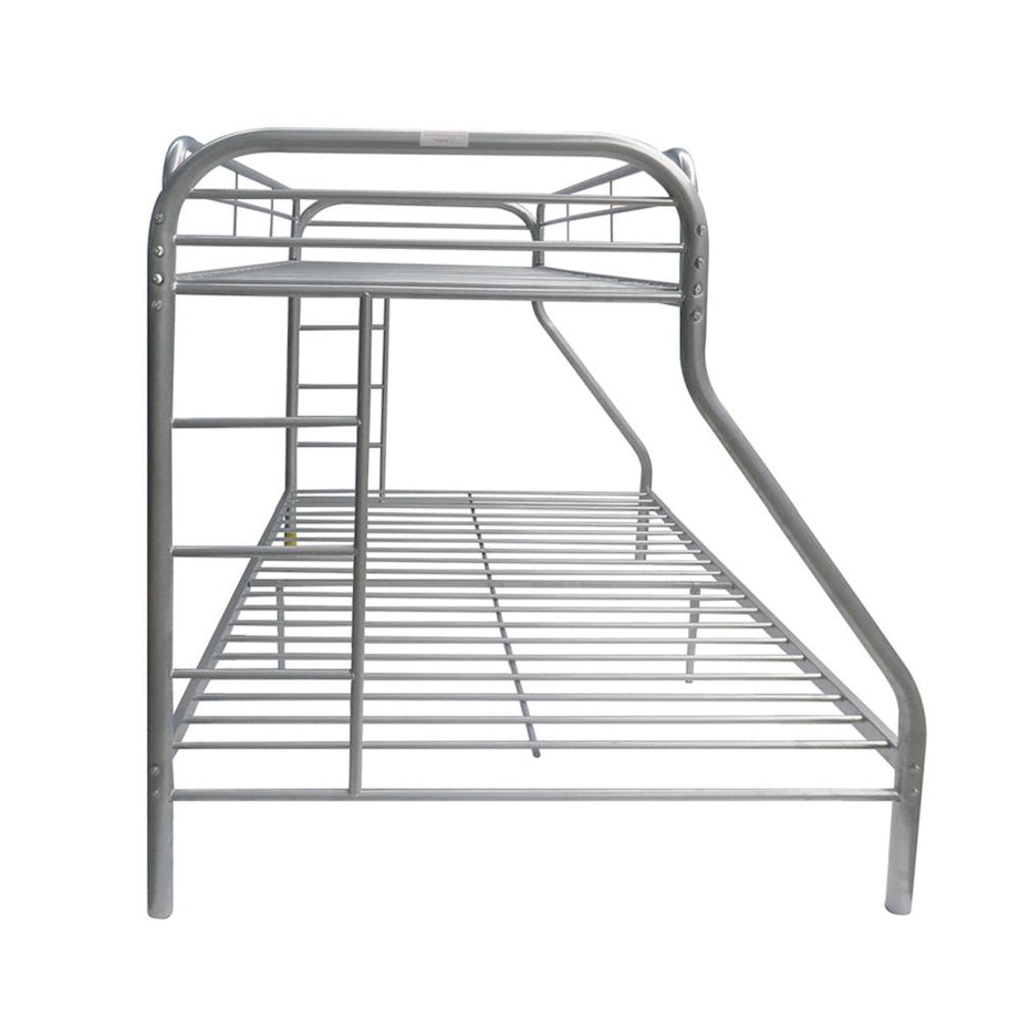 ACME Tritan Bunk Bed (Twin/Full) in Silver 02053SI--1