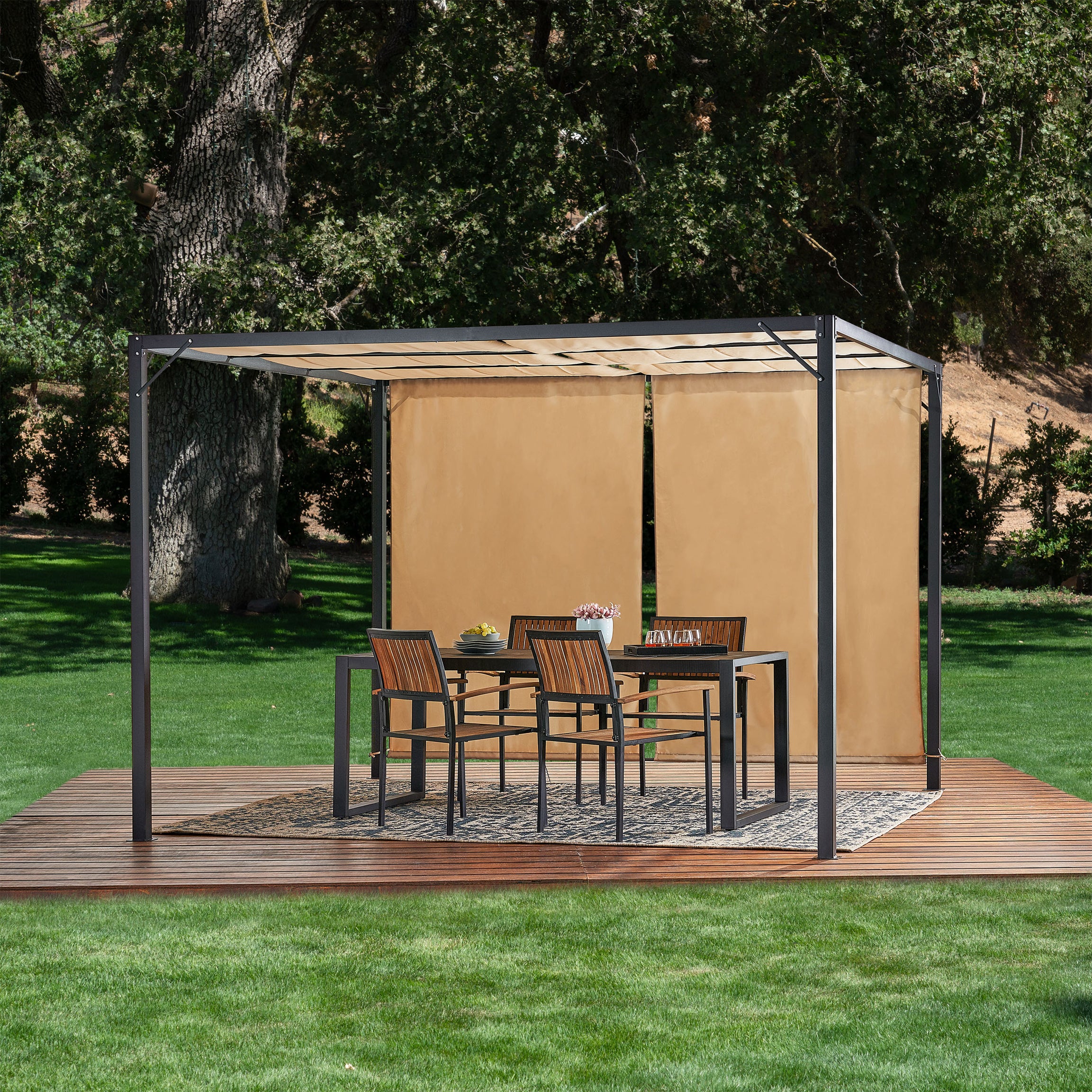 WESTRAY STEEL 9.5 x 9.5 FT. GAZEBO--1