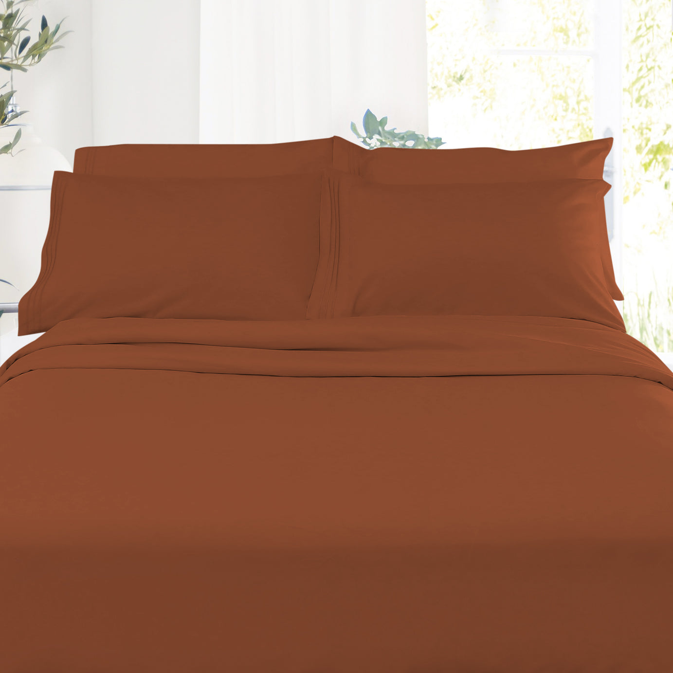 Clara Clark 1800 Bed sheets 1800 Series -Split King--1