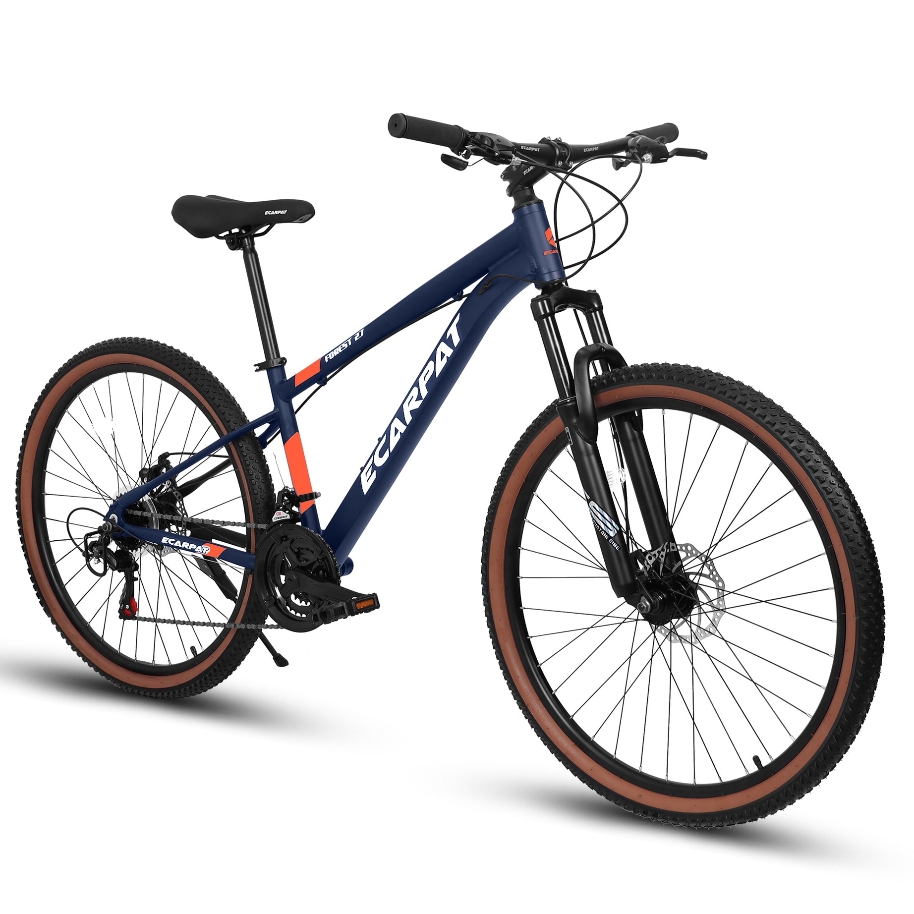 A27302 27 inch wheel mountain bike, 21-speed disc brake trigger transmission, aluminum frame unisex mountain bike--1