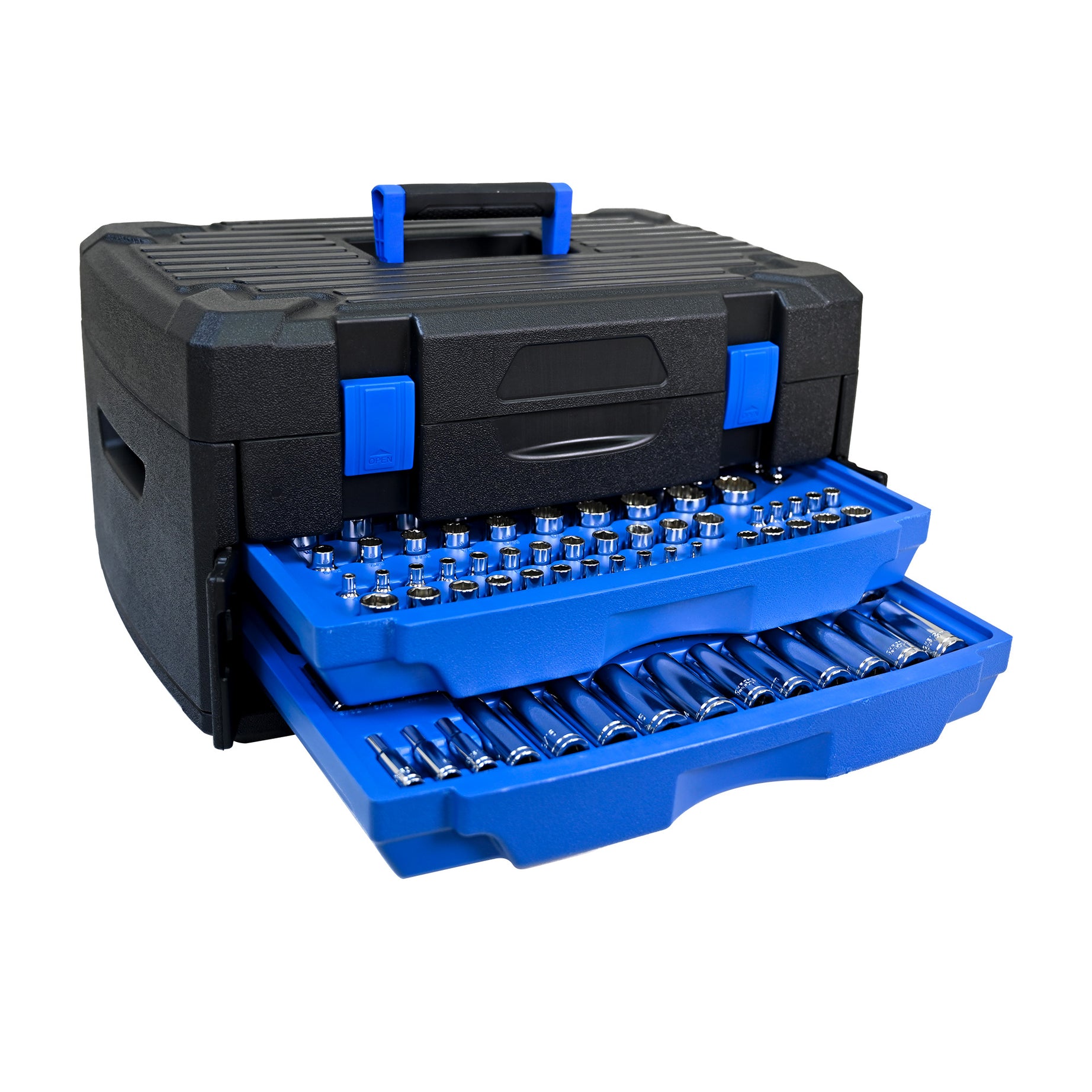 Black Hand Tool Box with  Toolset 266Pcs--1