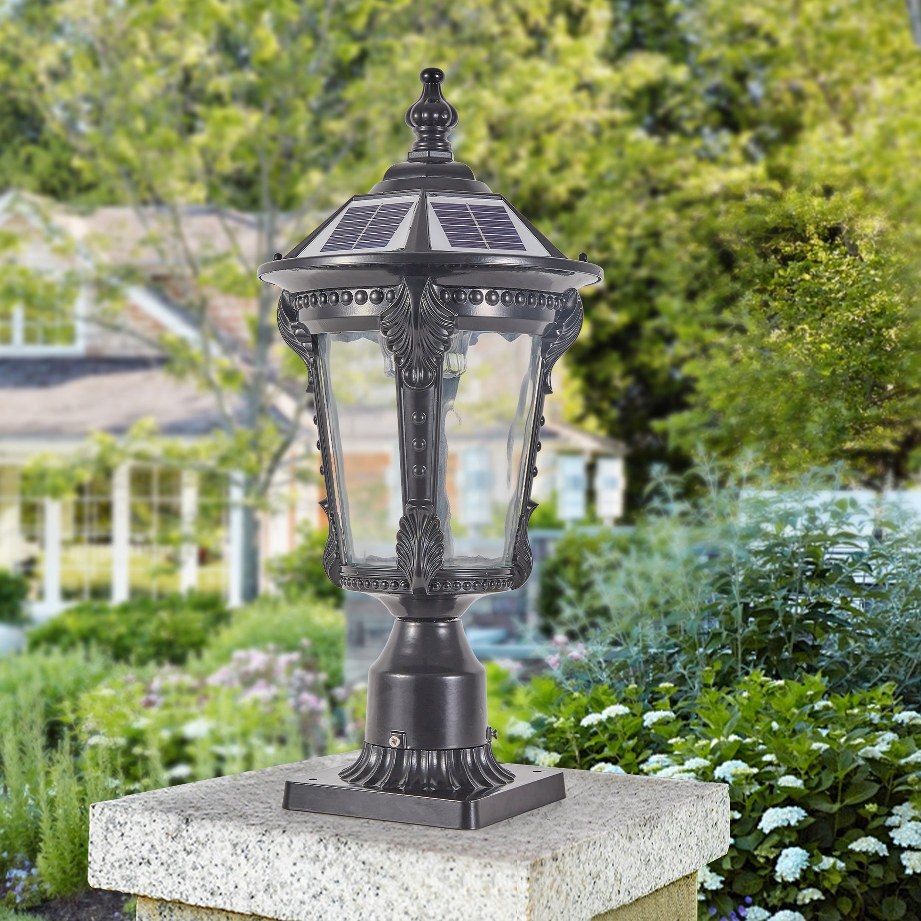 Retro Solar Lights With Dimmable LED--1