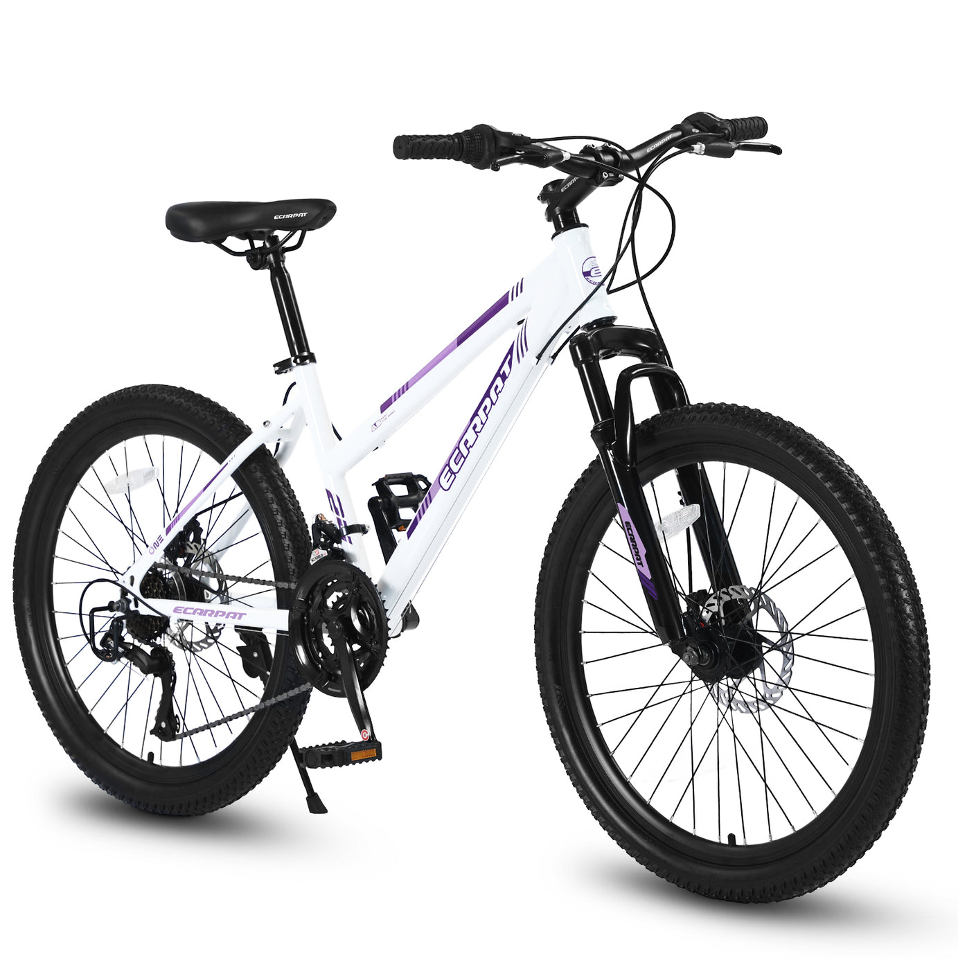 S26103 26 inch Mountain Bike for Teenagers Girls Women, Shimano 21 Speeds with Dual Disc Brakes and 100mm Front Suspension--1