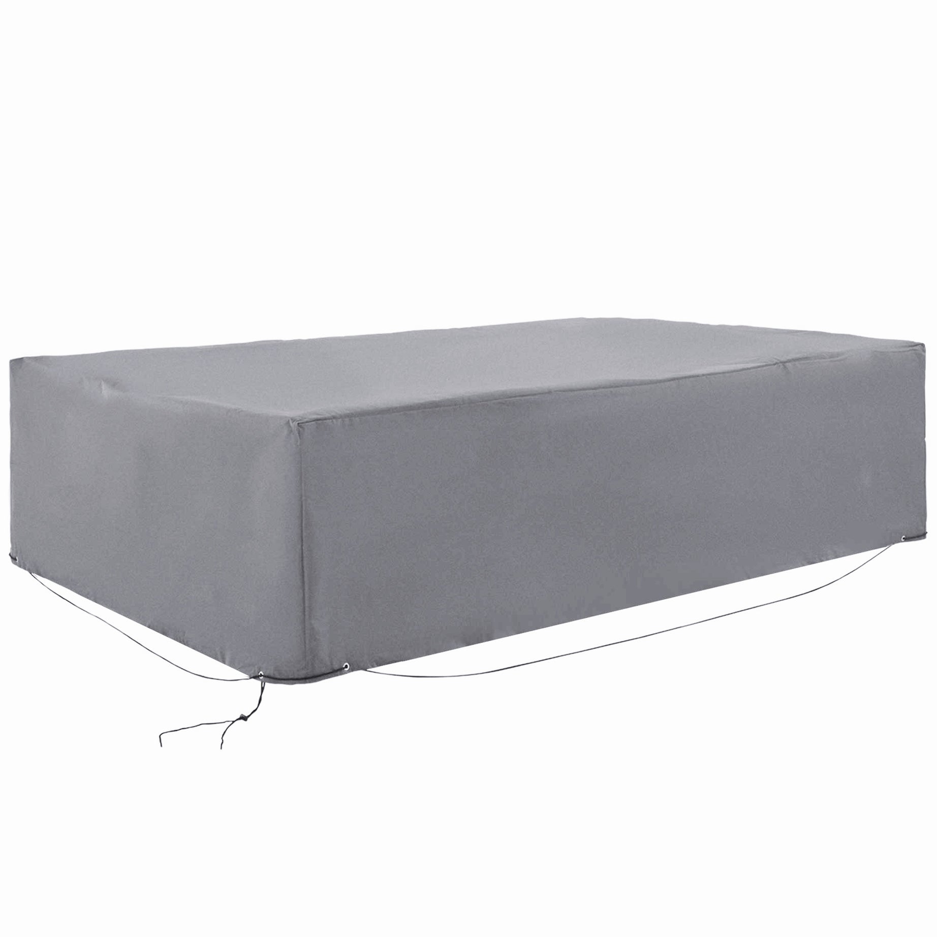 Outsunny 97" x 65" x 26" Heavy Duty Outdoor Sectional Sofa Cover, Waterproof Patio Furniture Cover for Weather Protection, Gray--1