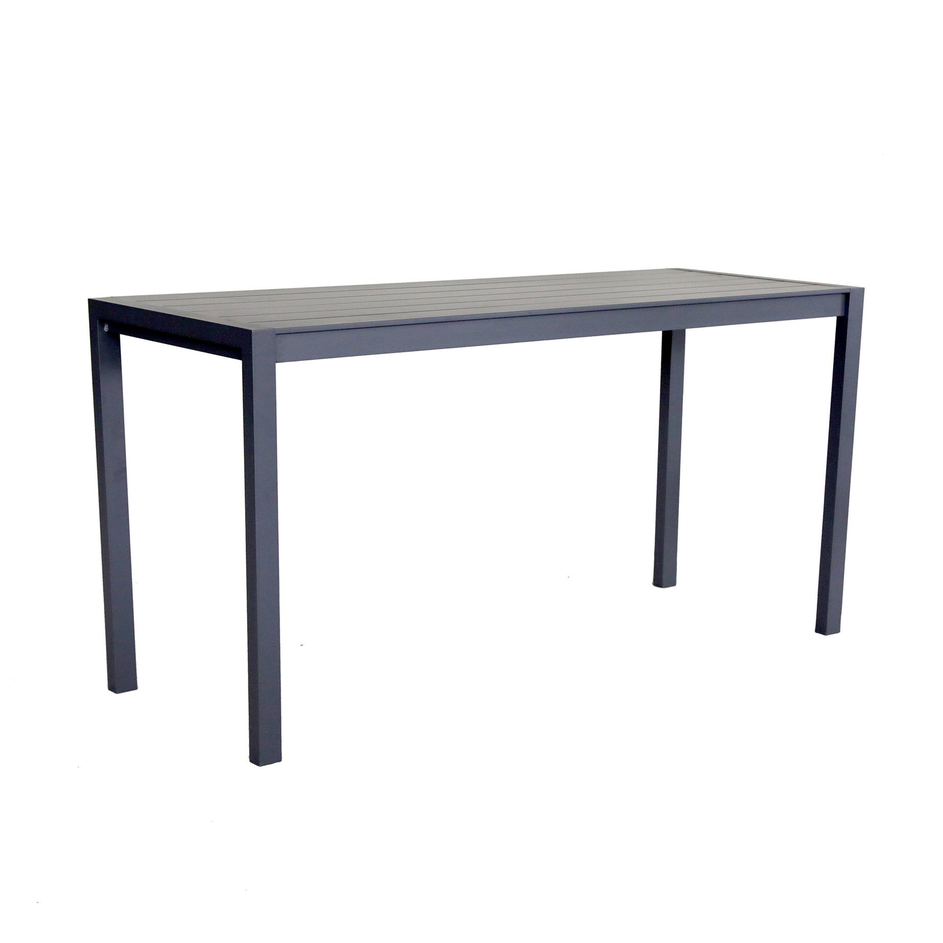 Premium Aluminum Rectangular Bar Table--1