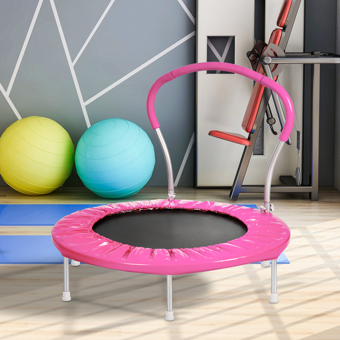 36" TRAMPOLINE WITH HANDLE(PI)-METAL--1