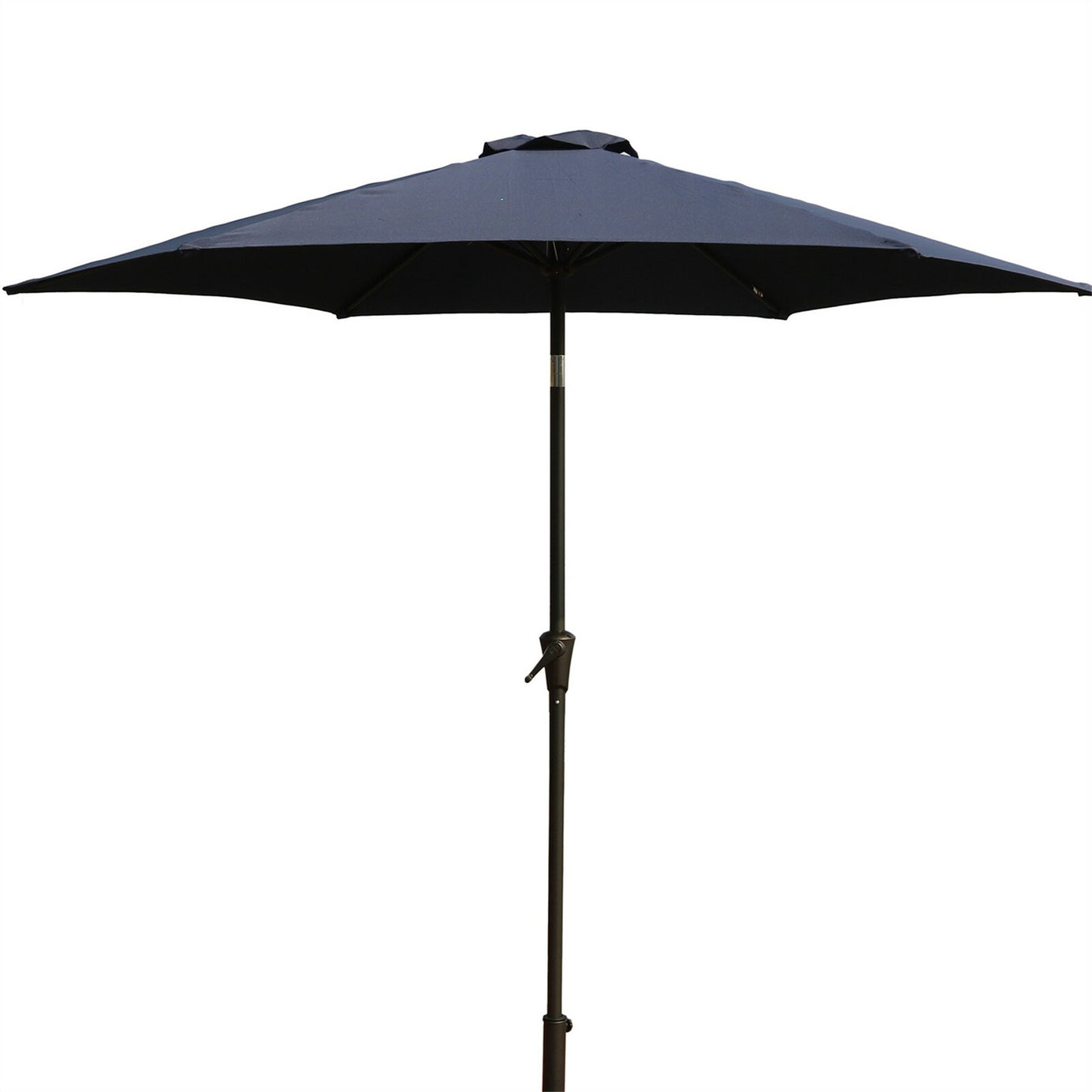 9' Pole Umbrella With Carry Bag, Navy Blue--1