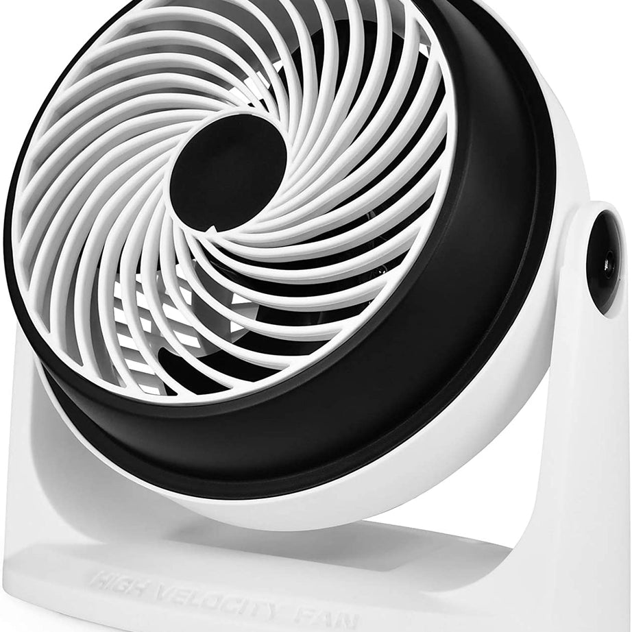 HealSmart 8" Table Fan Tabletop Air-Circulator Fan 3Speed Control 110° Rotation--1