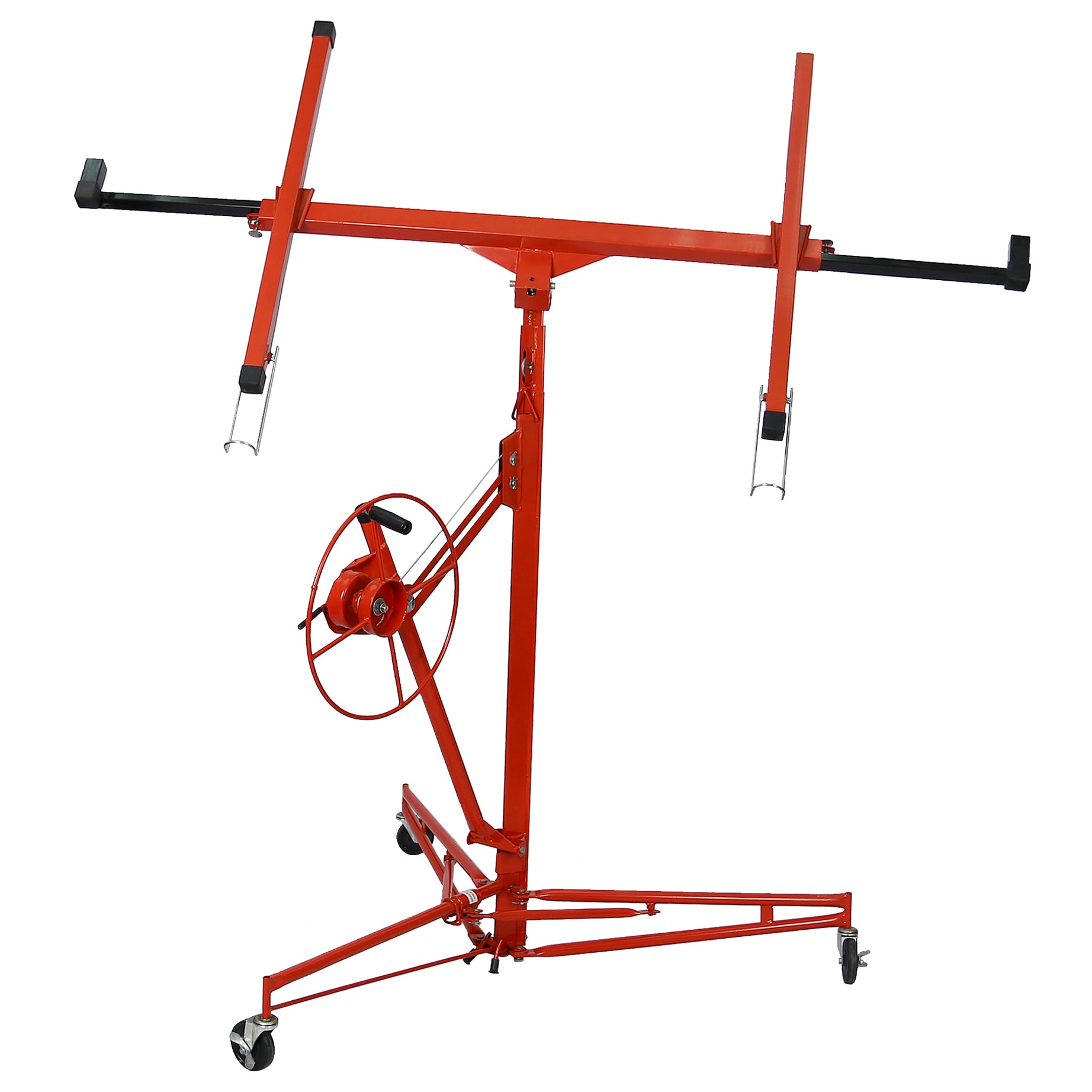 Drywall Lift Panel 13' Lift Drywall Panel Hoist Jack Lifter,red--1