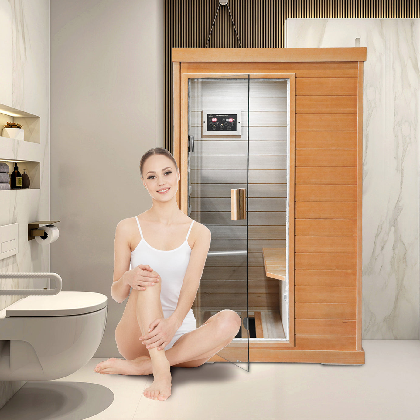 infrared sauna room single room--1