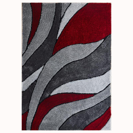 "Aria Collection" Soft Pile Hand Tufted Shag Area Rug--1