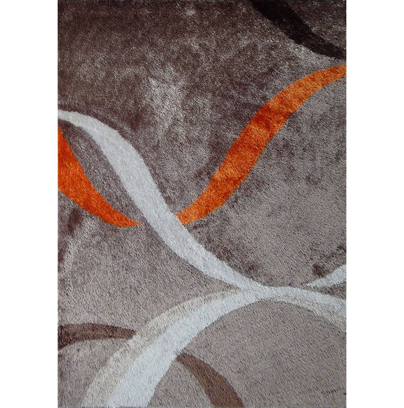 "Aria Collection" Soft Pile Hand Tufted Shag Area Rug--1