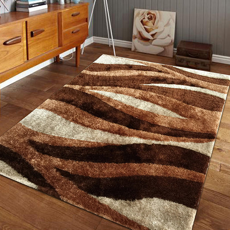 "Aria Collection" Soft Pile Hand Tufted Shag Area Rug--1