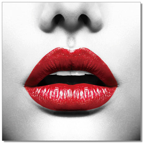 Oppidan Home "Red Lips" Acrylic Wall Art (40"H X 40"W)--1