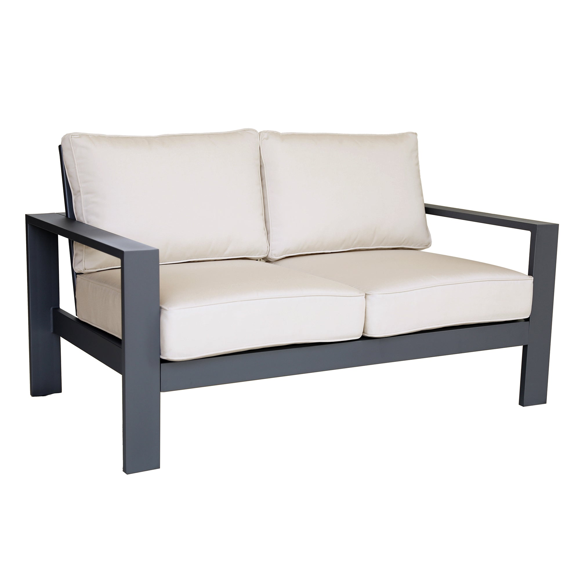 Loveseat, Powdered Pewter--1