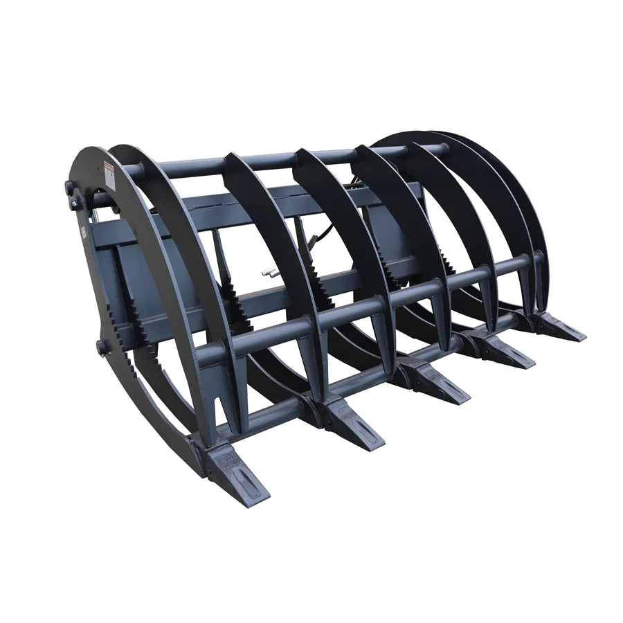 72'' Extreme Grapple Rake Skid Steer Attachment--1