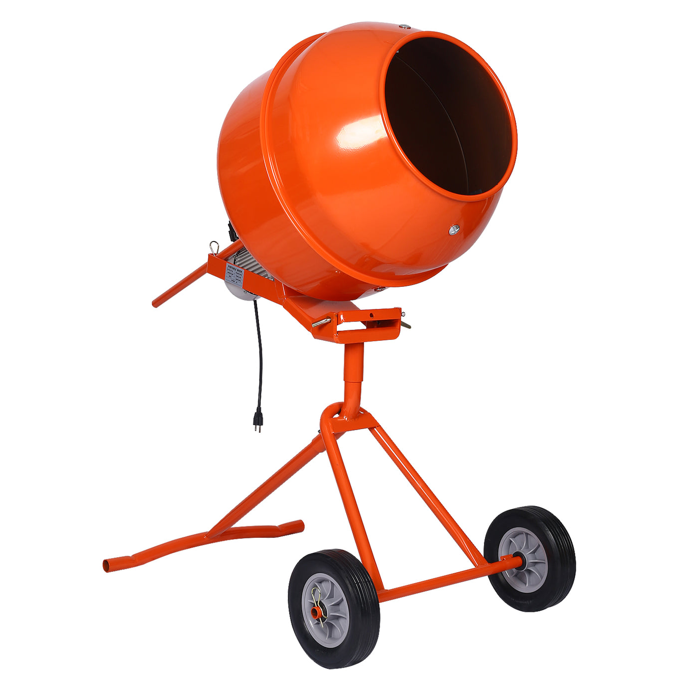 5.0 cu. ft. Portable Concrete Mixer,electric cement mixer ,ETL certificated copper motor--1