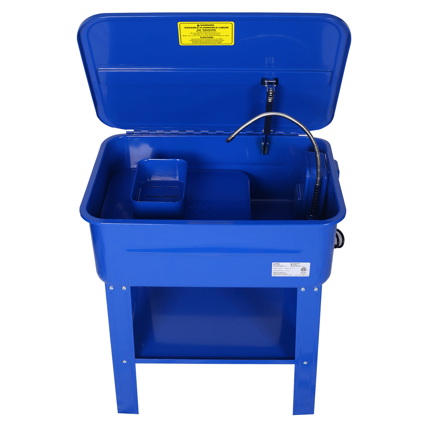 Cabinet parts washer with 110v pump,20 gallon ,AUTOMOTIVE PARTS WASHER ELECTRICAL PUMP--1