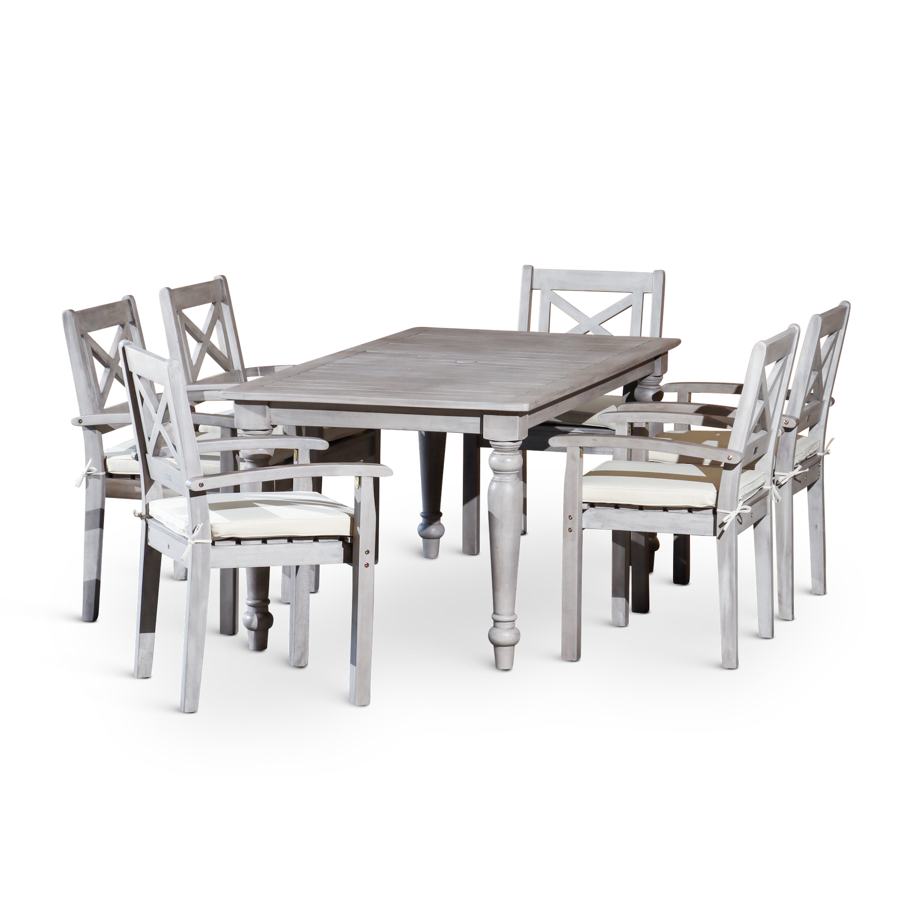 Rectangular 7-Piece Dining Set--1