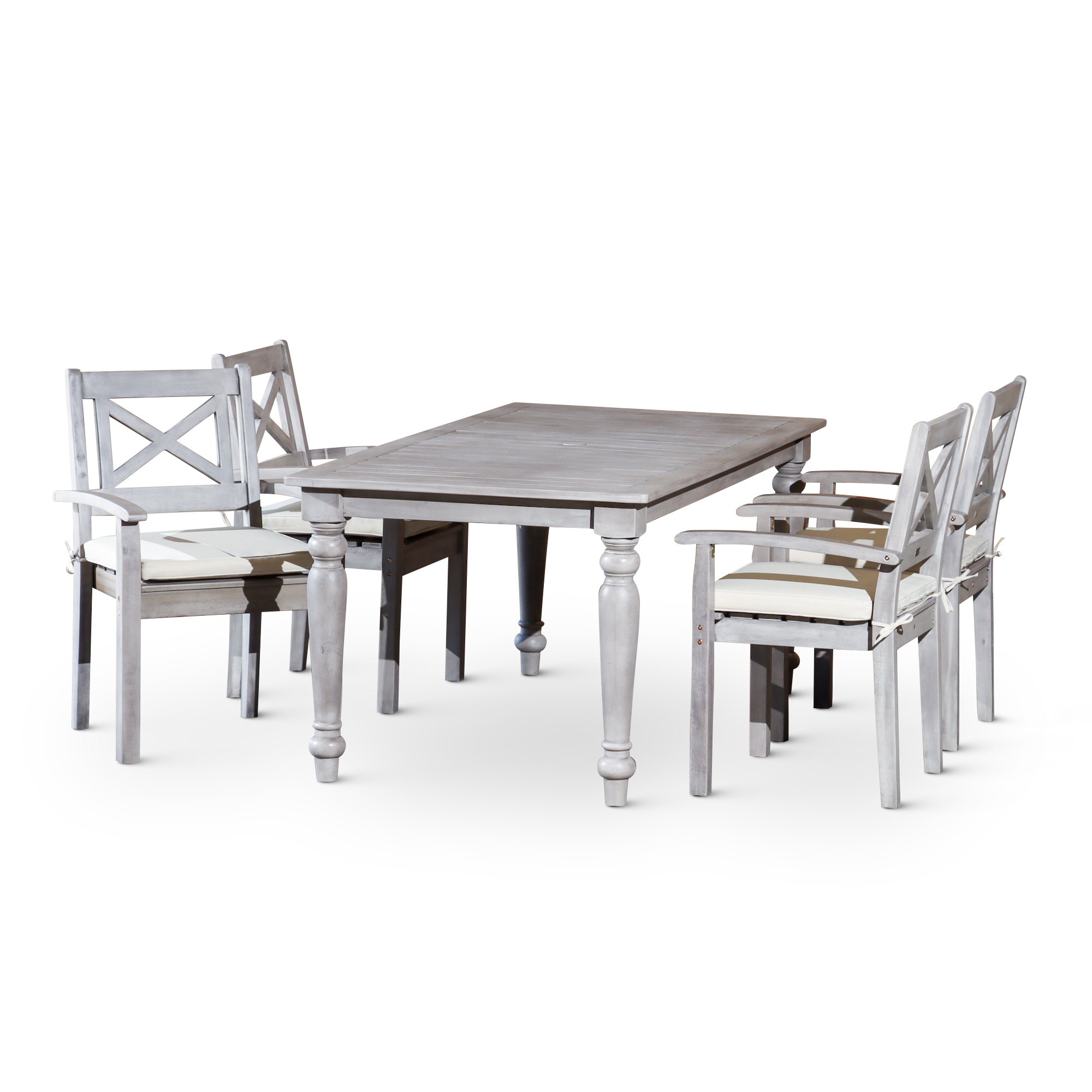 Rectangular 5-Piece Dining Set--1