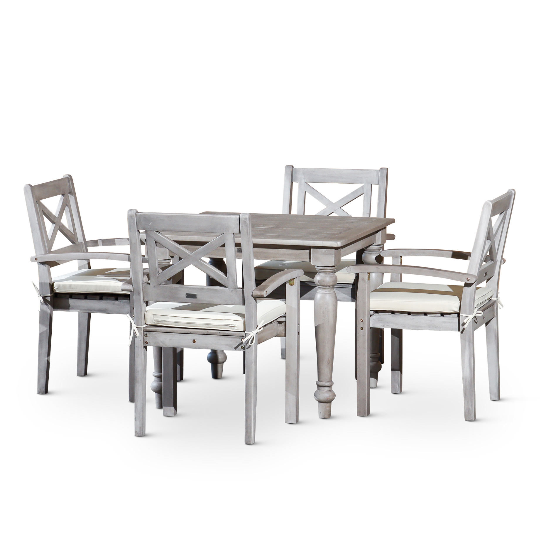 Square 5-Piece Dining Set--1