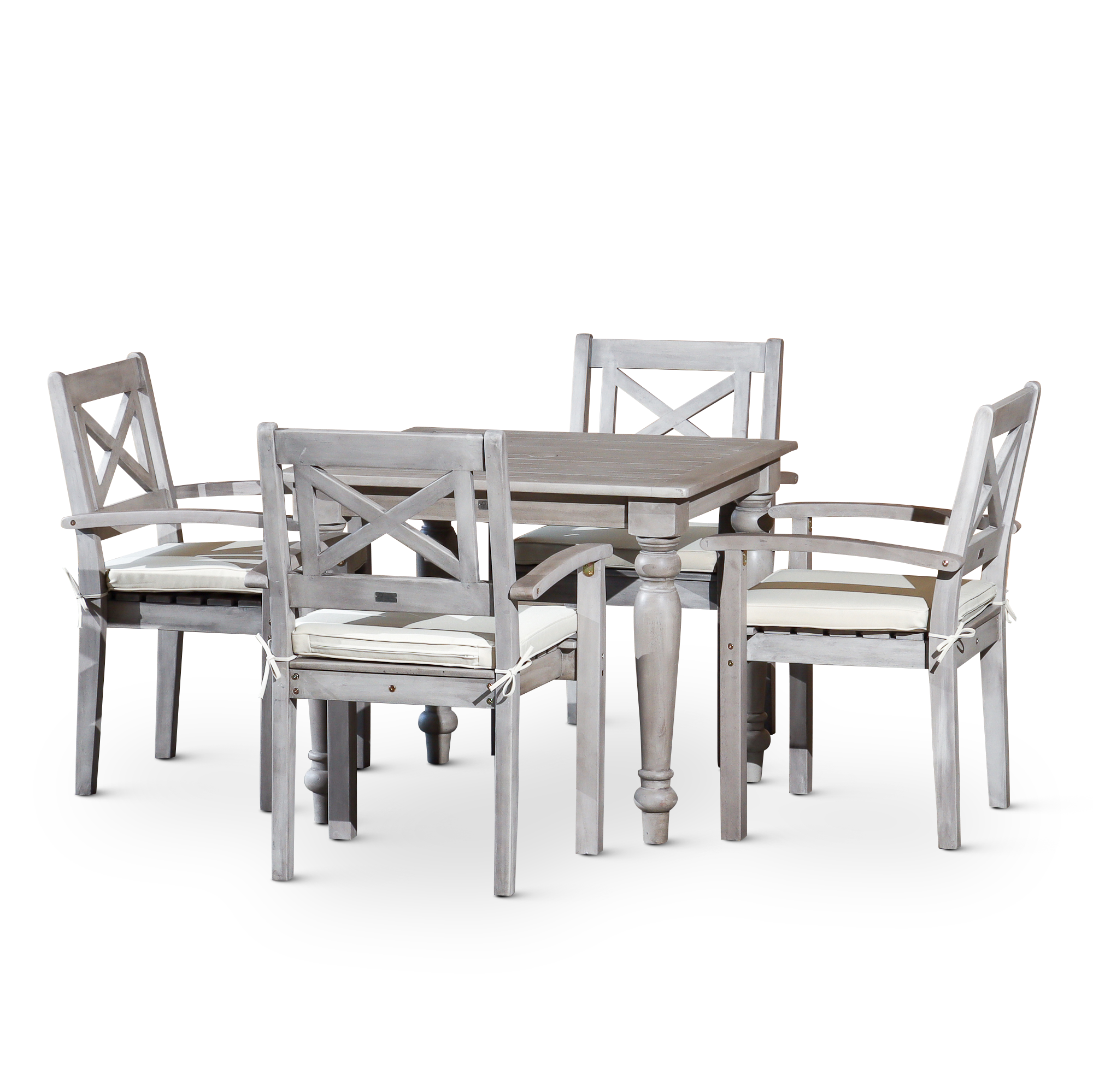 Square 5-Piece Dining Set--1