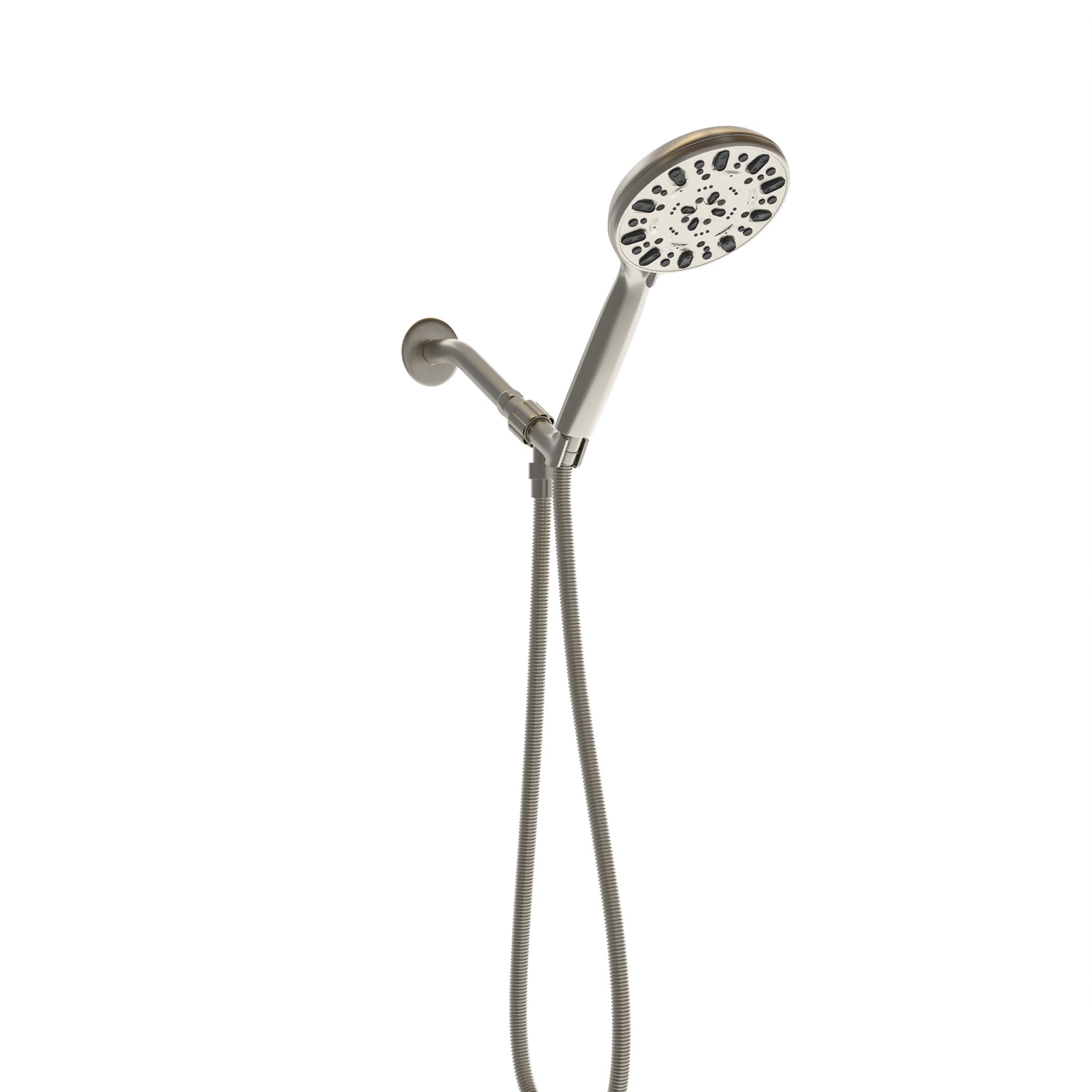 Multi Function Adjustable Hand Shower - 7-Function Hand Shower, Brushed Nickel--1