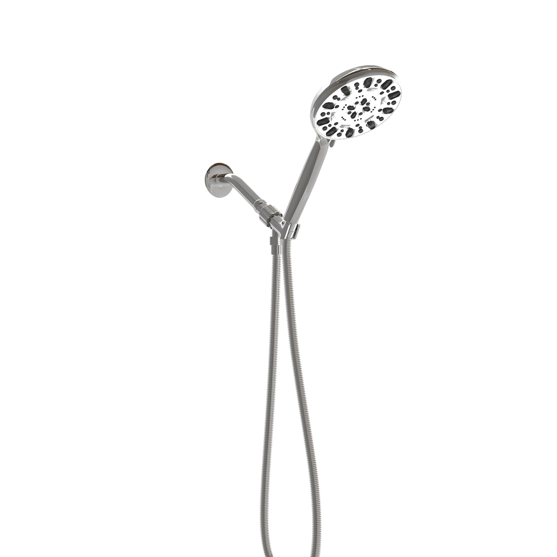 Multi Function Adjustable Hand Shower - 7-Function Hand Shower, Chrome--1