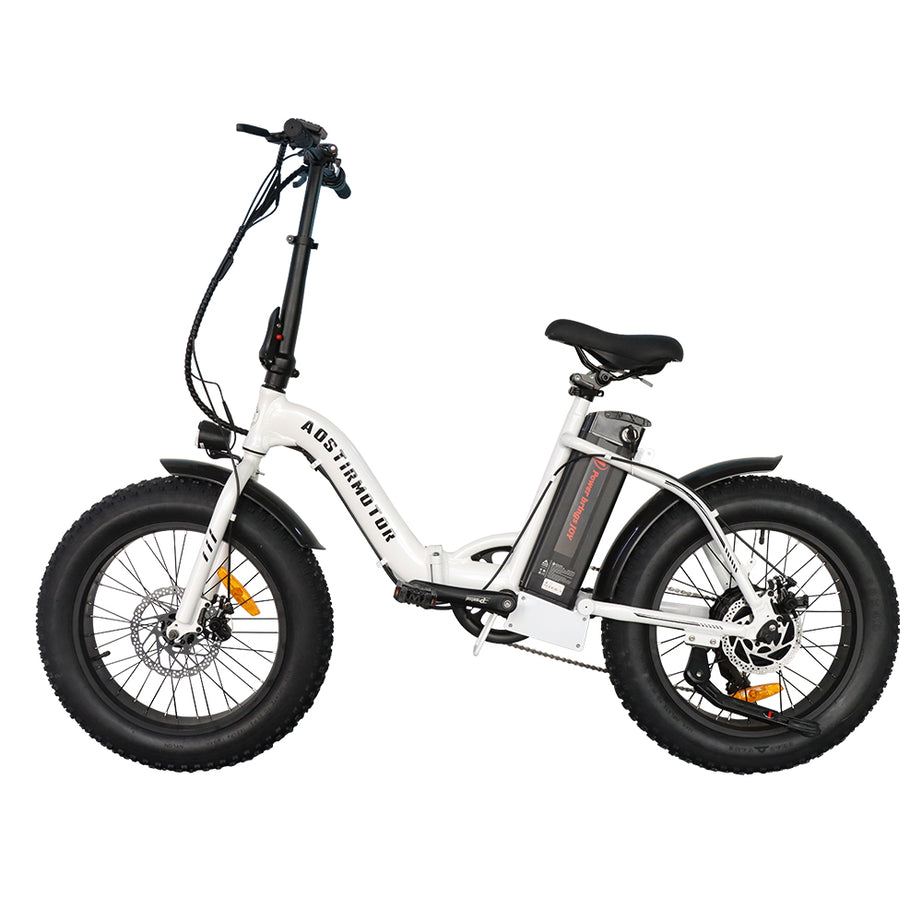 AOSTIRMOTOR G20 Folding Electric Bike Ebike Bicycle 500W Motor 20" Fat Tire With 36V/13Ah Li-Battery New Model--1