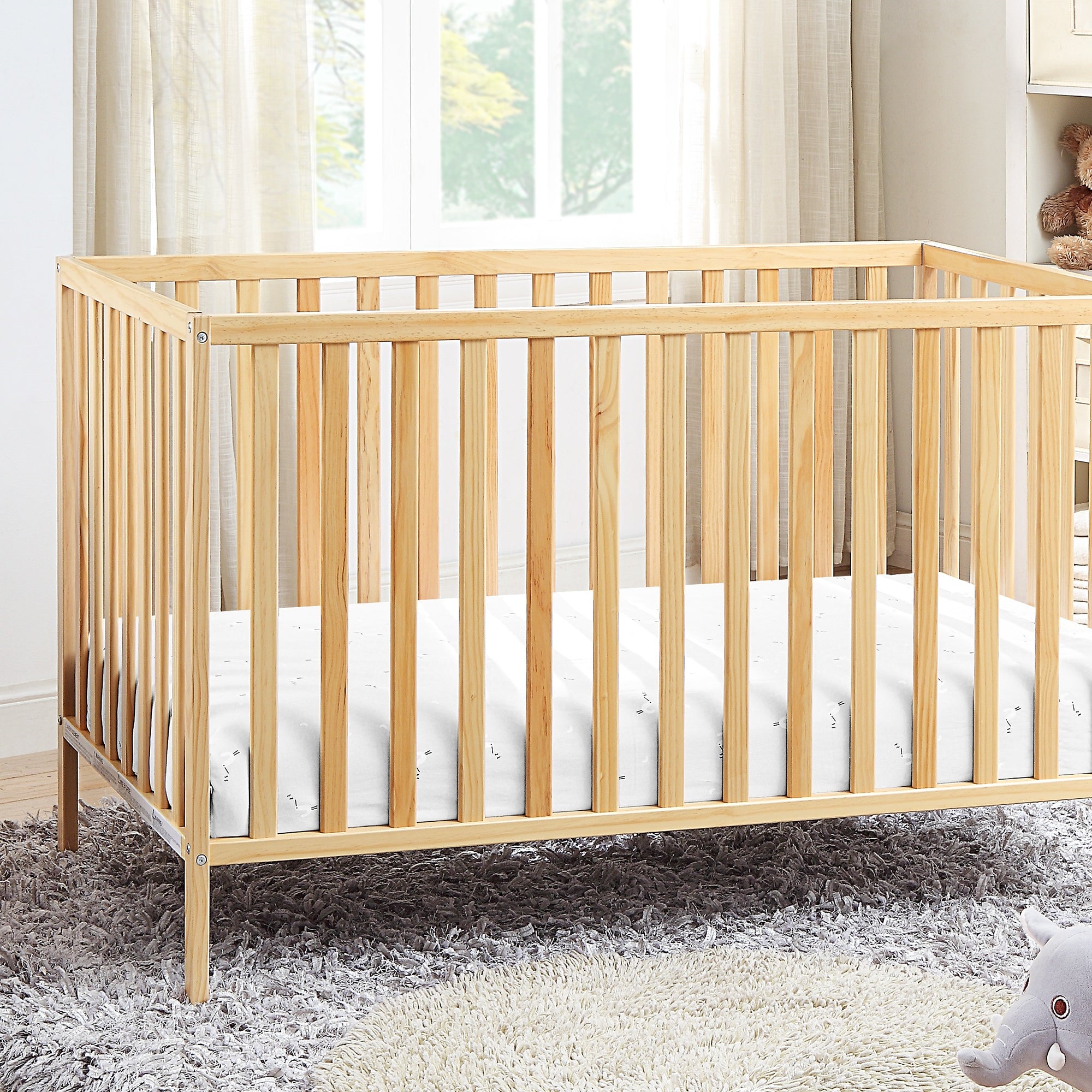 Palmer 3-in-1 Convertible Island Crib Natural--1