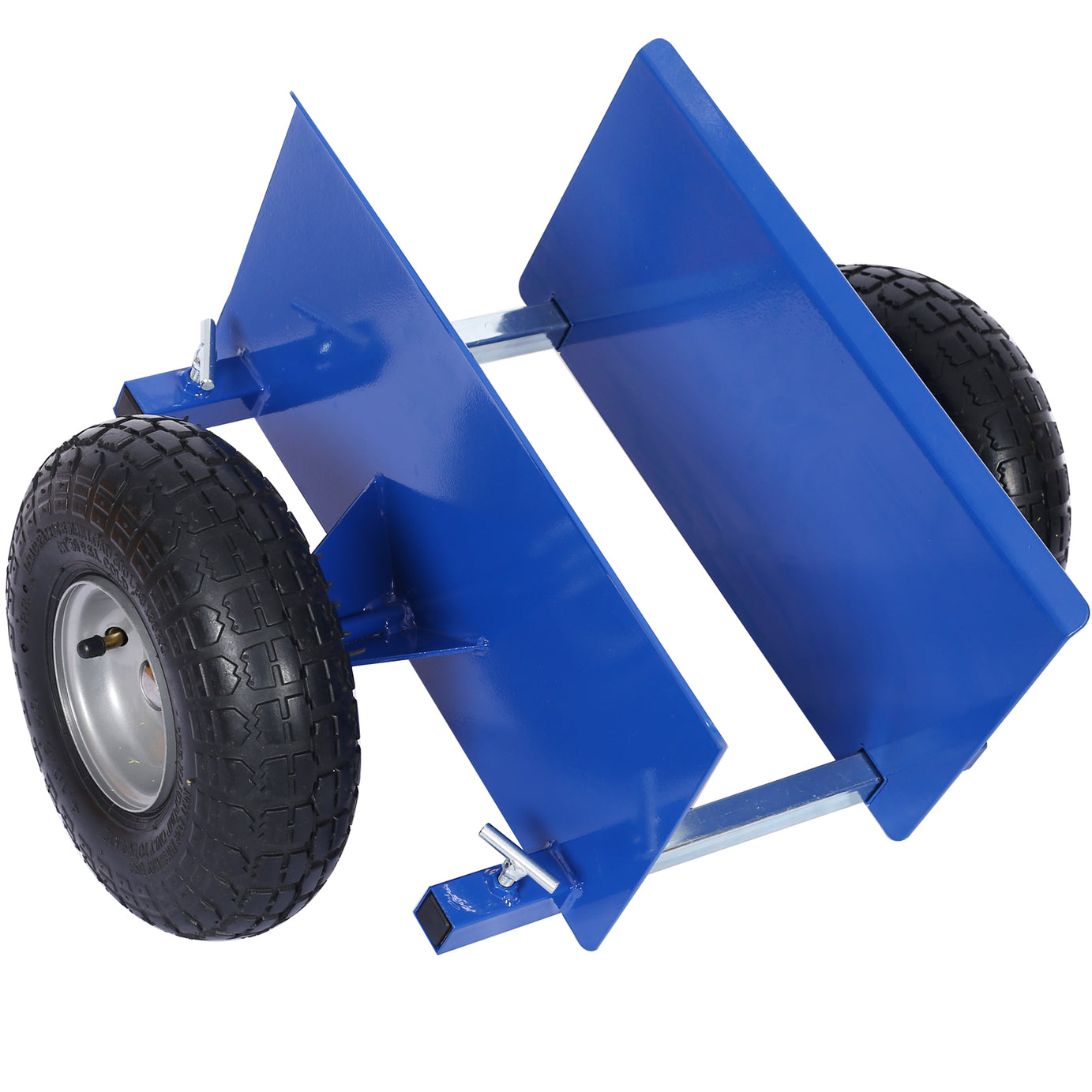 600lb Panel Dolly , 10in. Pneumatic Wheels ,blue--1