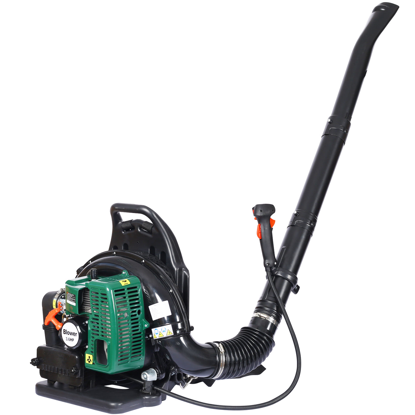 2-STROKE BACKPACK LEAF BLOWER,GAS 63.3cc,3.6HP 750CFM--1