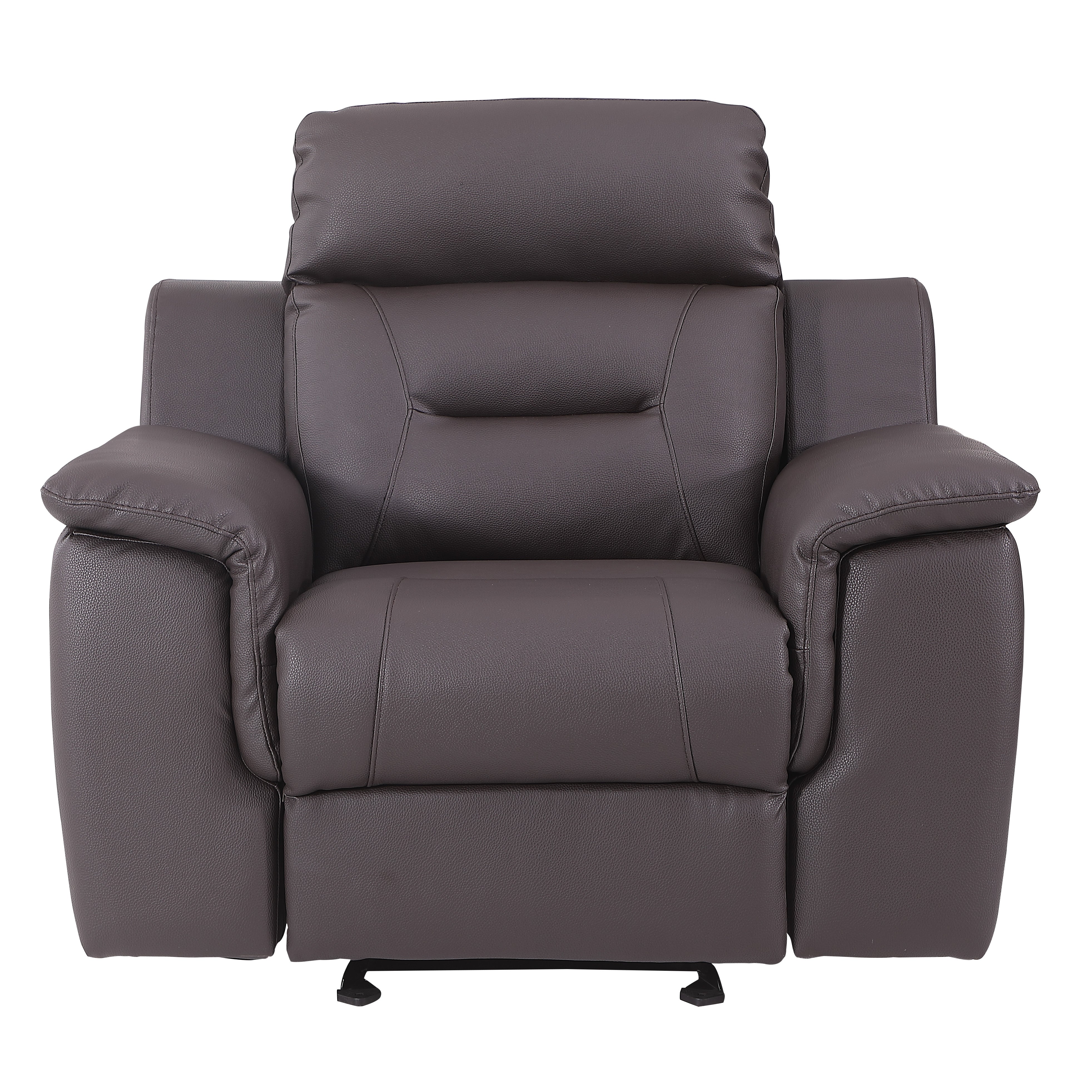 Global United Reclining Modern Leather Air Upholstered Chair--1