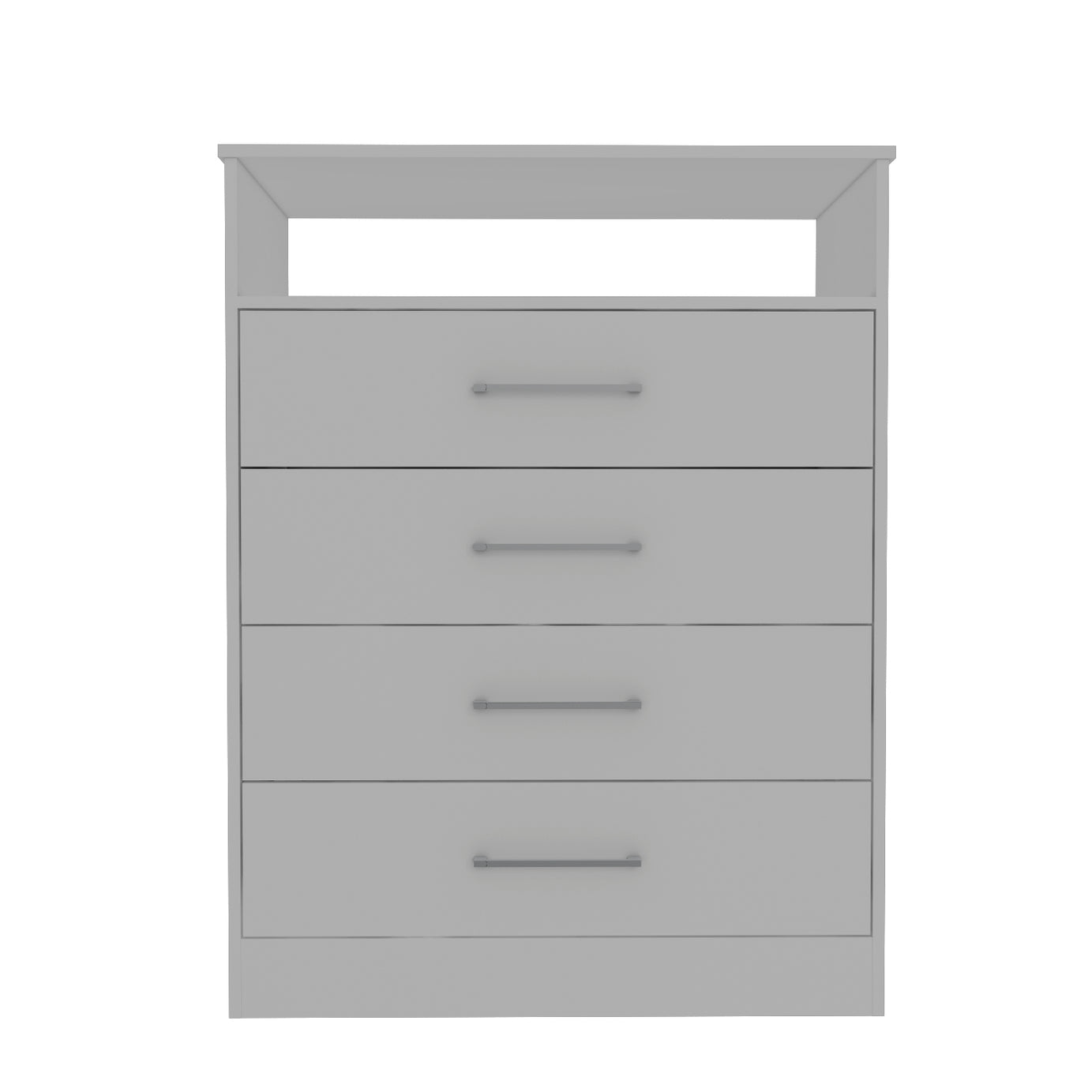 Cassville 4-Drawer 1-Shelf Dresser White--3