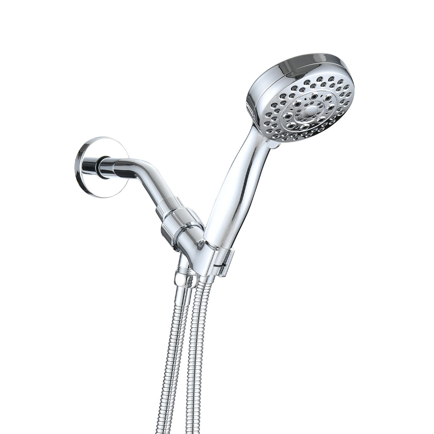 5 Mode Adjustable Settings Handheld Shower Head with Hose High Pressure Shower Heads--1