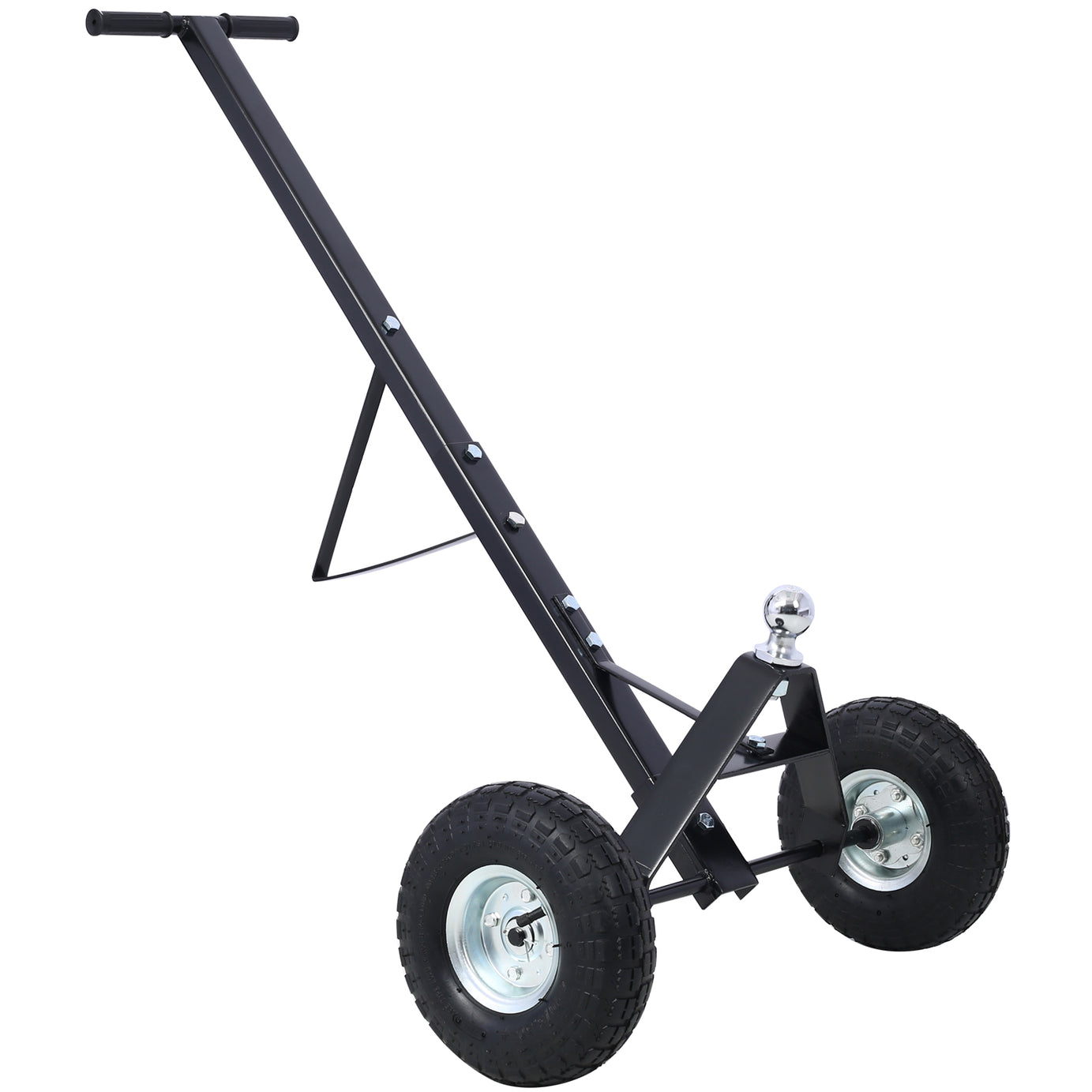 Trailer Dolly with Pneumatic Tires - 600 Lb. Maximum Capacity，black color--1