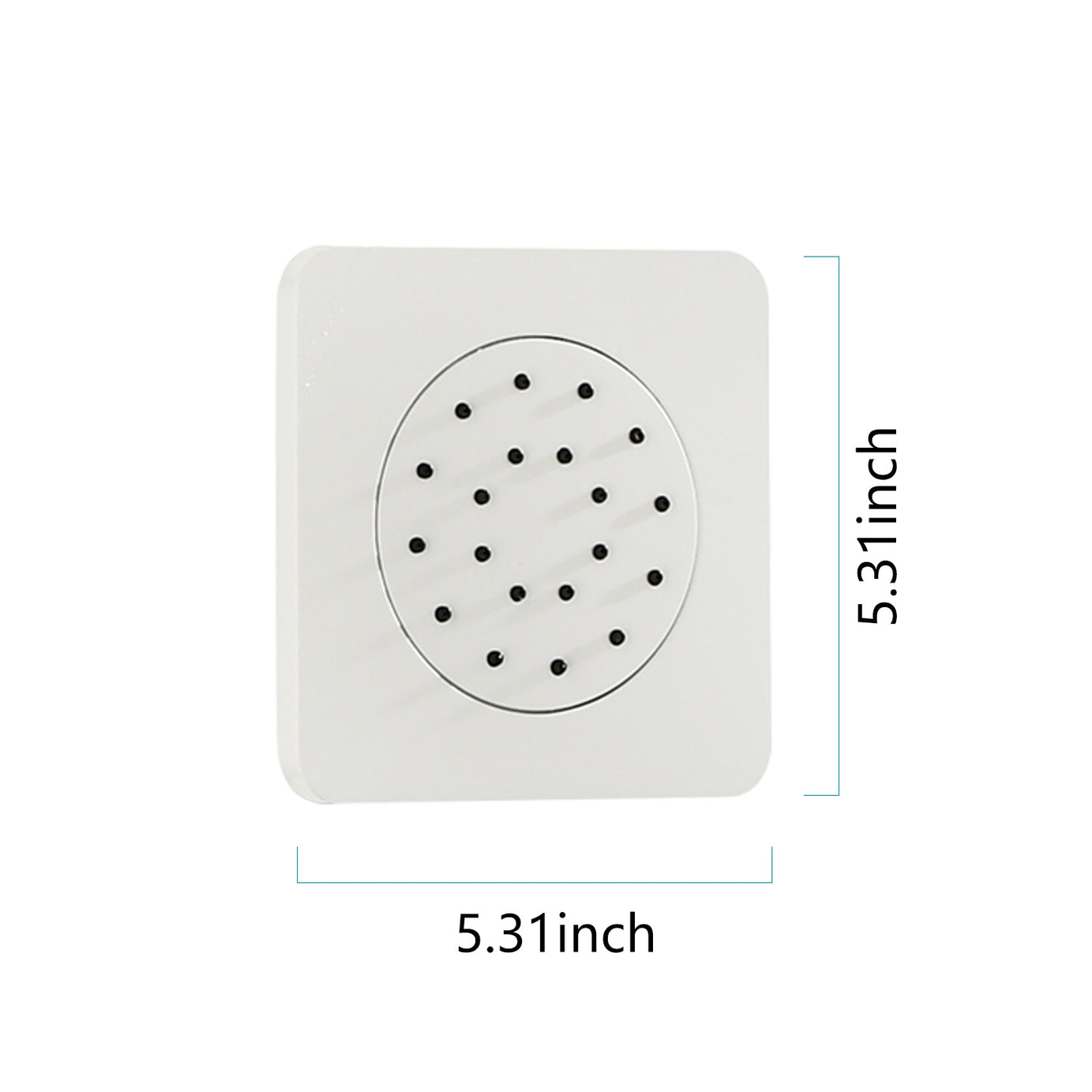 Concealed Installation Body Jet Shower Spa  Square Massage Jets Spray Body Shower Bodyspray ( 3pcs)--15