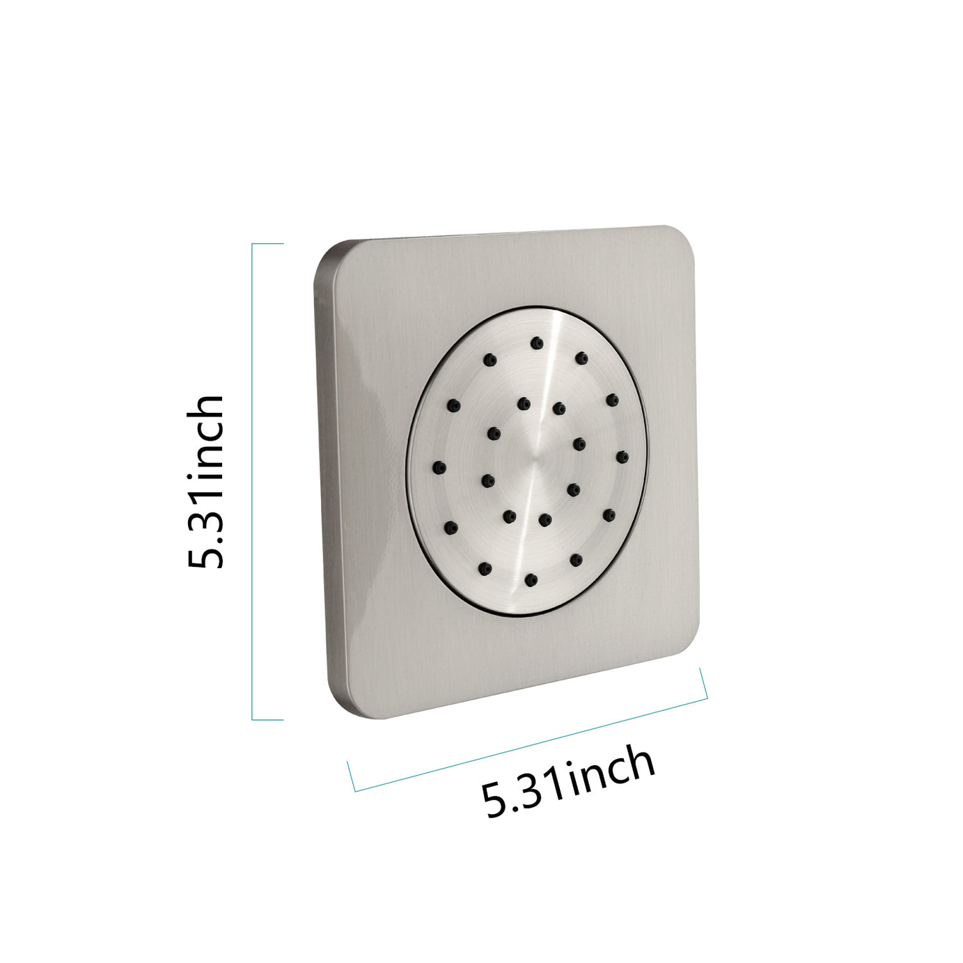 Concealed Installation Body Jet Shower Spa  Square Massage Jets Spray Body Shower Bodyspray ( 3pcs)--17