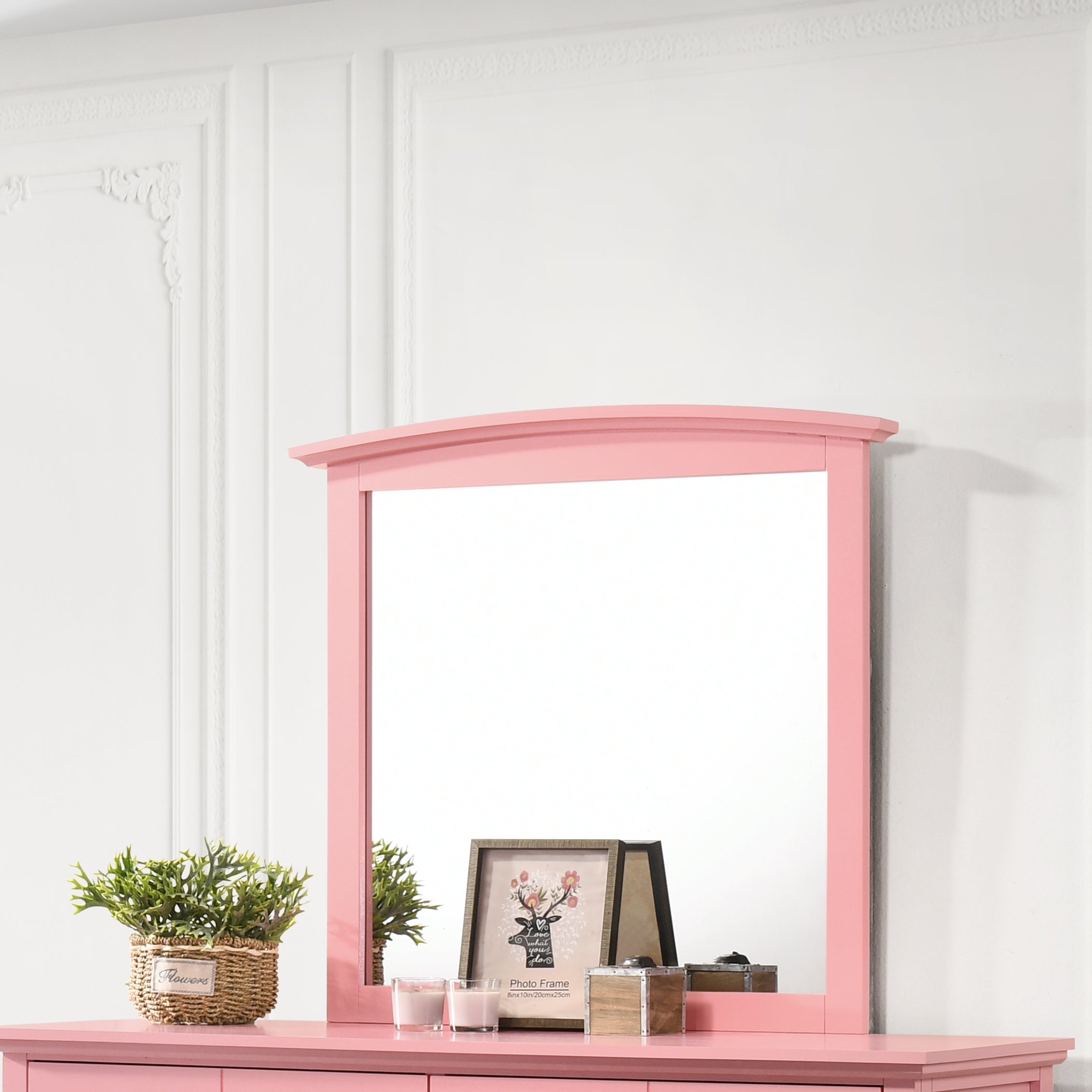 Glory Furniture Hammond G5404-M Mirror , Pink--1