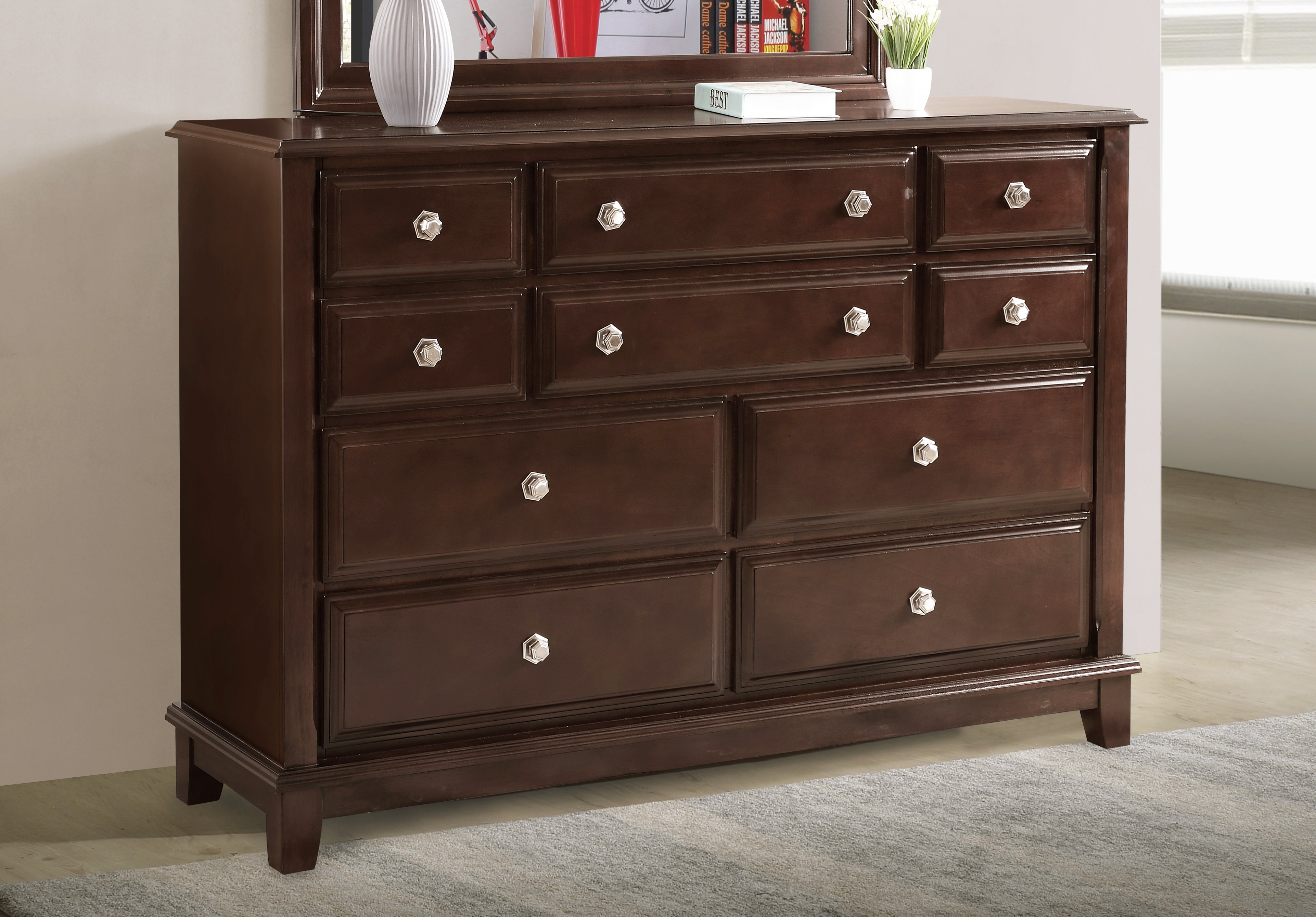 Glory Furniture Ashford G9800-D Dresser , Cappuccino--1