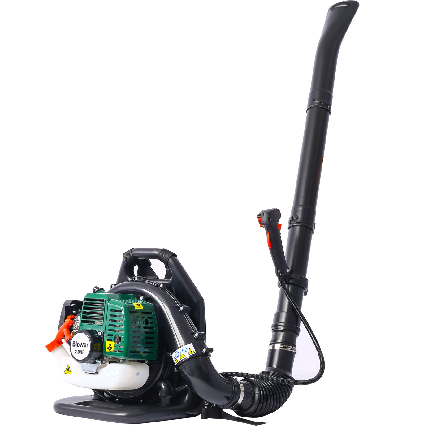 OSAKAPRO 52CC 2-Cycle Gas Backpack Leaf Blower with extention tube,green--1