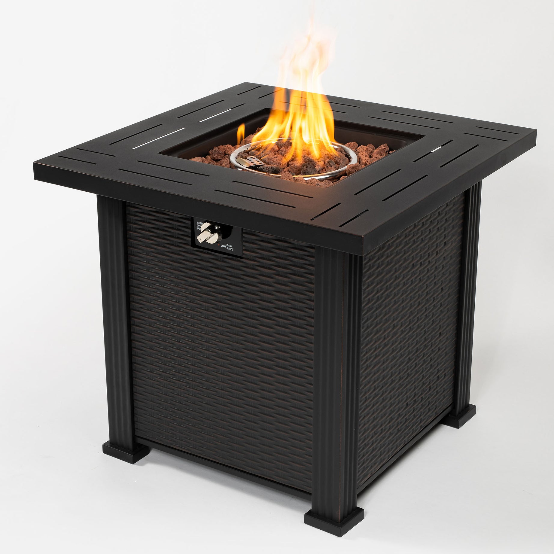 28inch Square Fire Pit Table--1