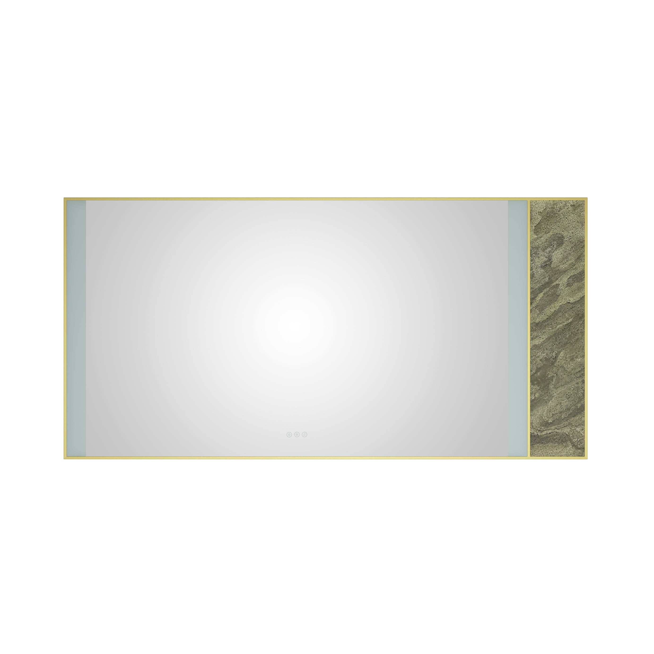 72x 36Inch LED Mirror Bathroom Vanity Mirror with Back Light, Wall Mount Anti-Fog Memory Large Adjustable Vanity Mirror
Natural stone decoration decoration follows LED changes--1