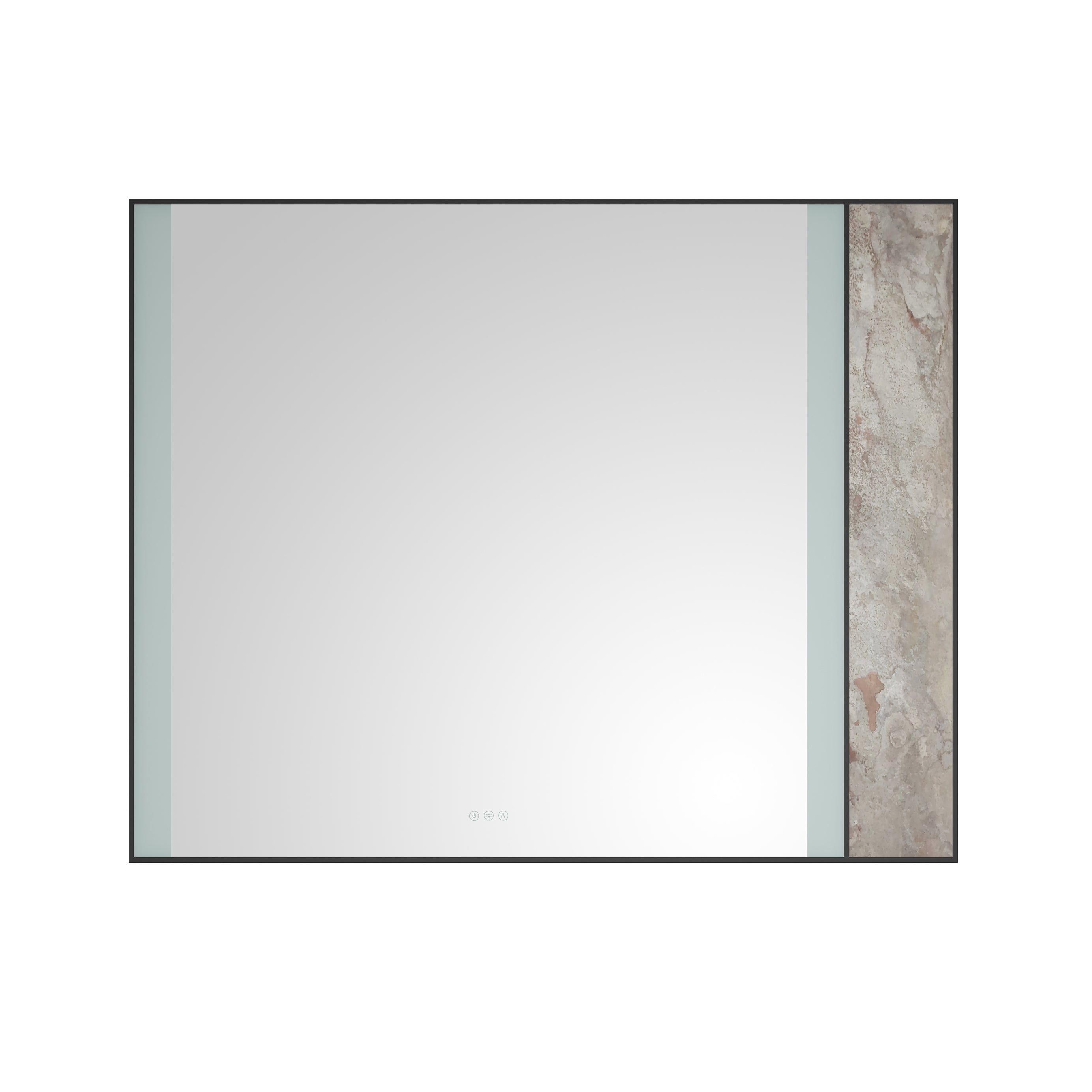 60x 48Inch LED Mirror Bathroom Vanity Mirror with Back Light, Wall Mount Anti-Fog Memory Large Adjustable Vanity Mirror
Natural stone decoration decoration follows LED changes--1