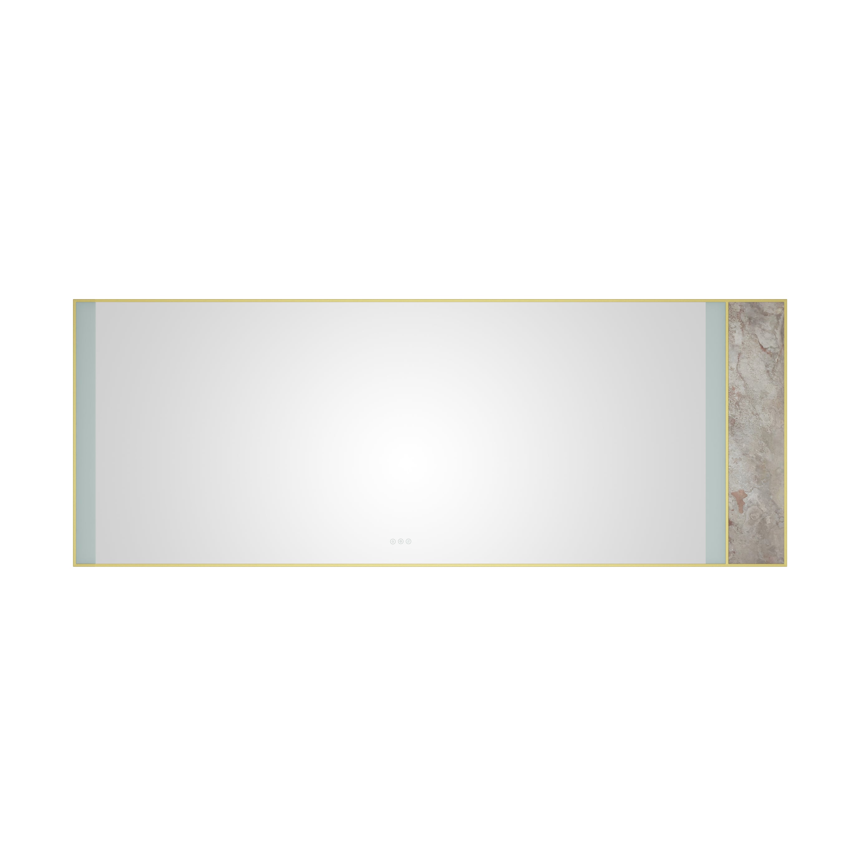 96x 36Inch LED Mirror Bathroom Vanity Mirror with Back Light, Wall Mount Anti-Fog Memory Large Adjustable Vanity Mirror
Natural stone decoration decoration follows LED changes--1