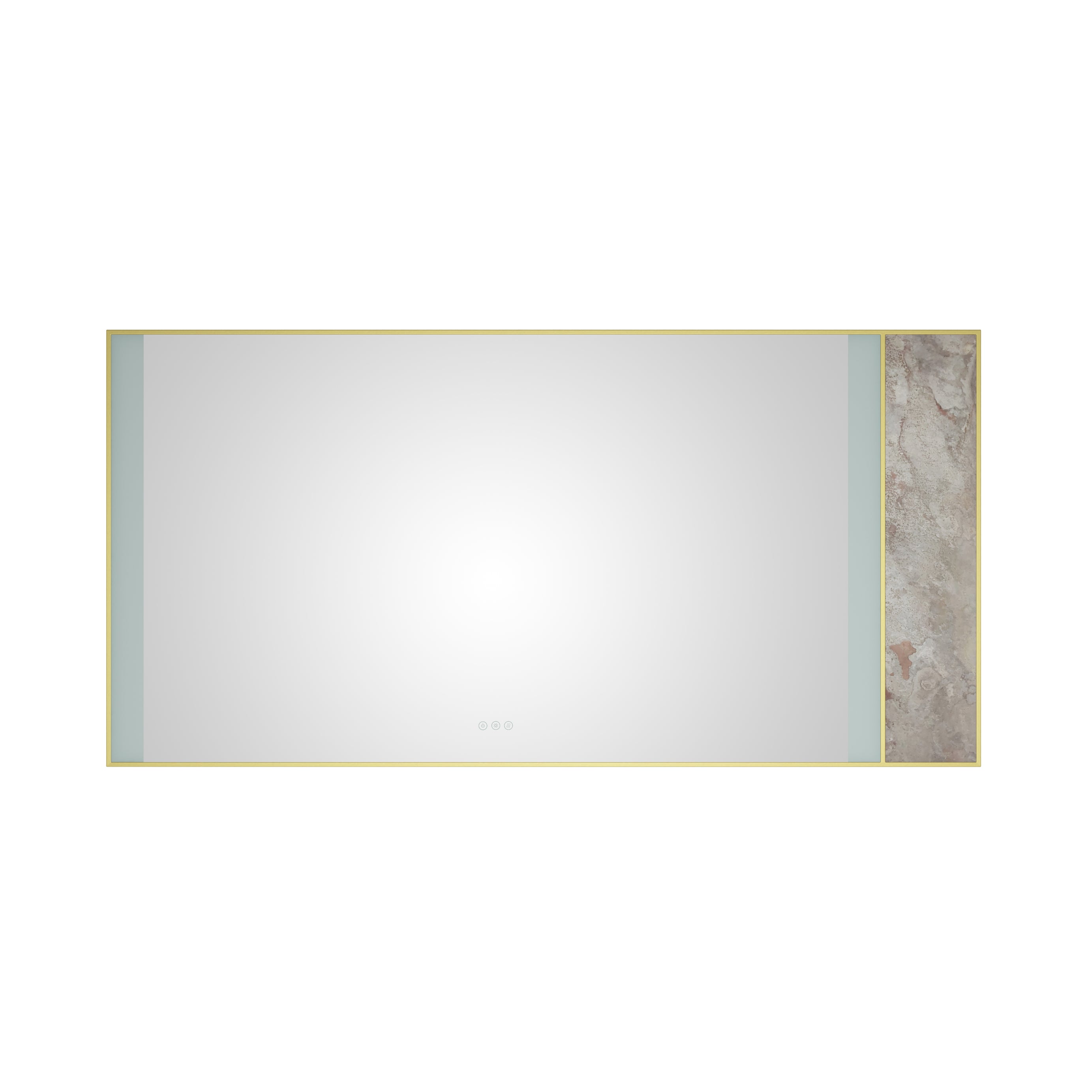 72x 36Inch LED Mirror Bathroom Vanity Mirror with Back Light, Wall Mount Anti-Fog Memory Large Adjustable Vanity Mirror
Natural stone decoration decoration follows LED changes--1