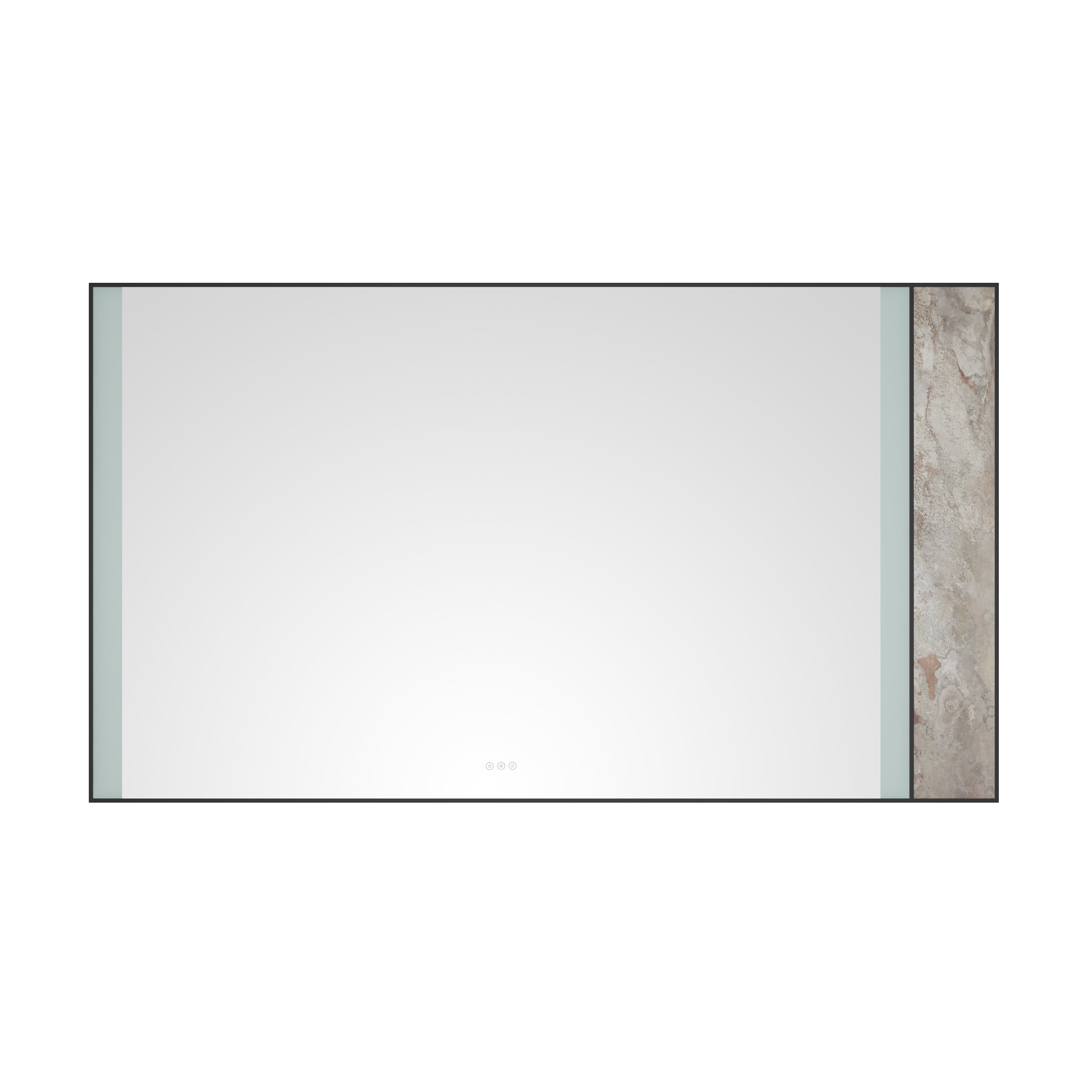 84x 48Inch LED Mirror Bathroom Vanity Mirror with Back Light, Wall Mount Anti-Fog Memory Large Adjustable Vanity Mirror
Natural stone decoration decoration follows LED changes--1