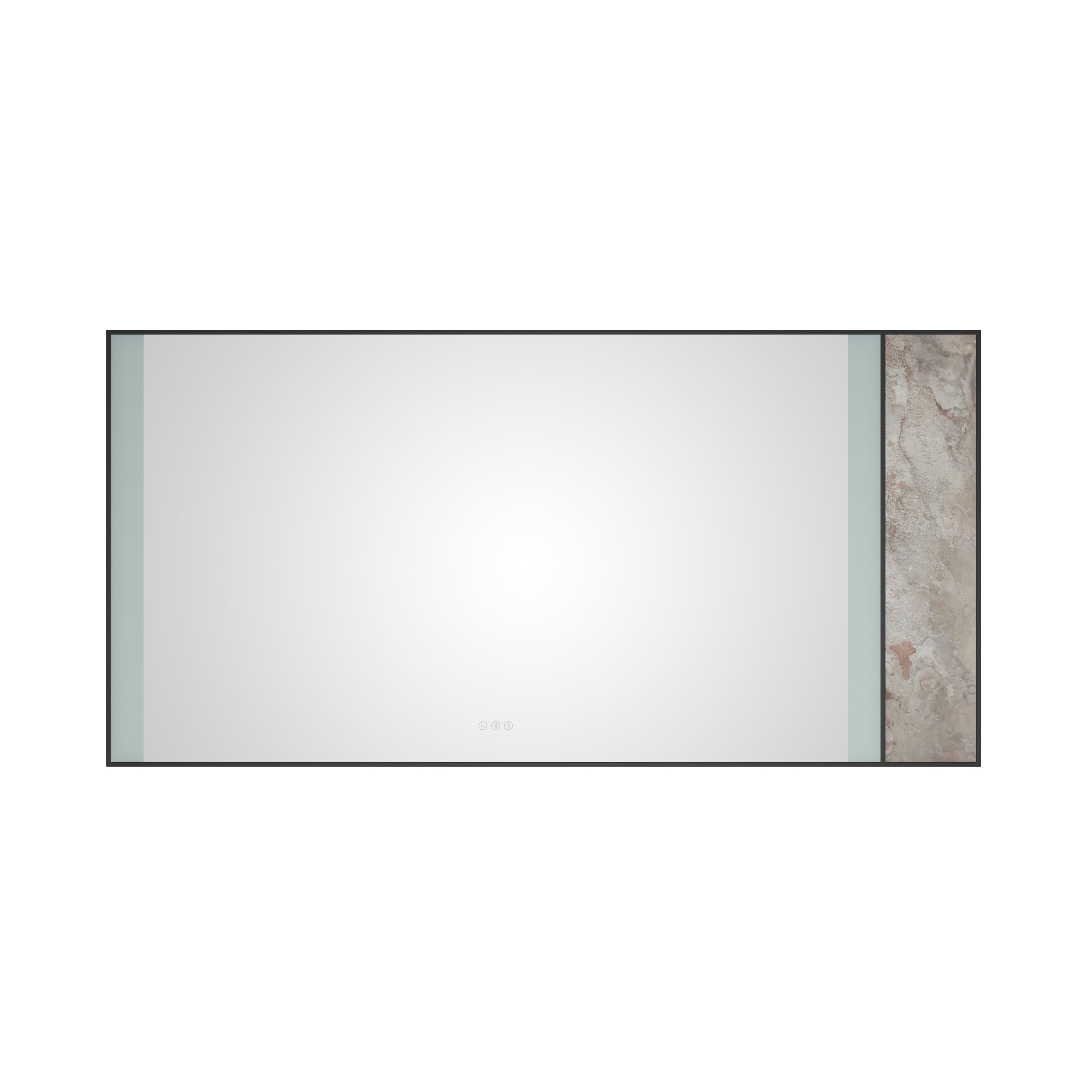 72x 36Inch LED Mirror Bathroom Vanity Mirror with Back Light, Wall Mount Anti-Fog Memory Large Adjustable Vanity Mirror
Natural stone decoration decoration follows LED changes--1