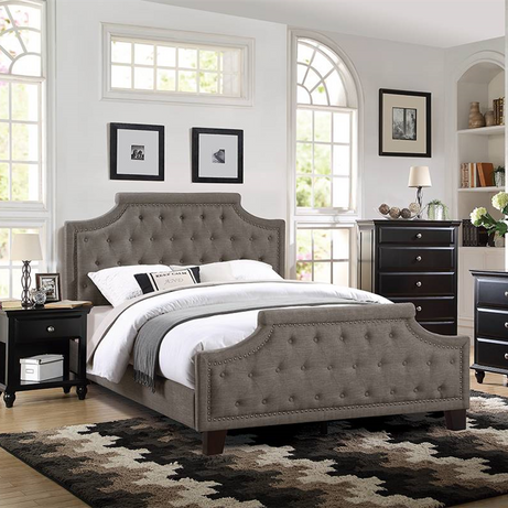 FULL BED in Brown--1