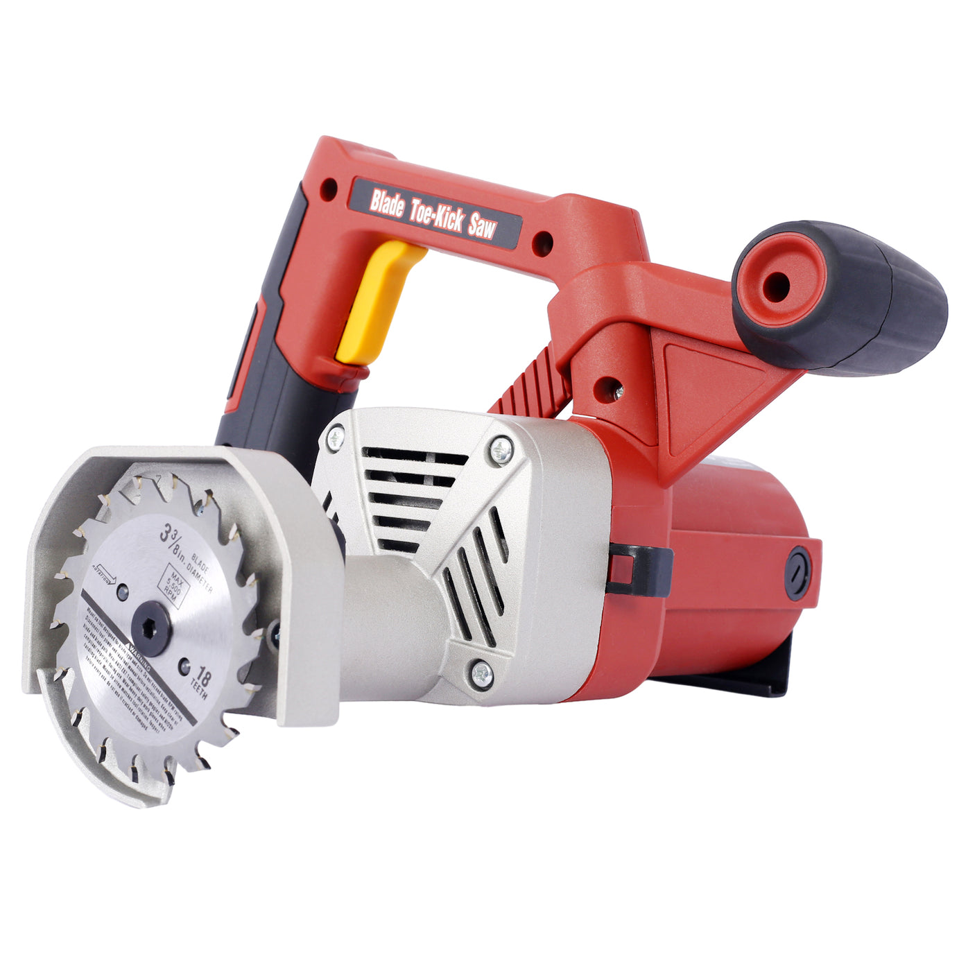 Blade Toe-Kick Saw 3-3/8 in. Blades, Flush Cutting Saw, Special Circular Saw for Removing Subfloor or Tiles, Masonr--1